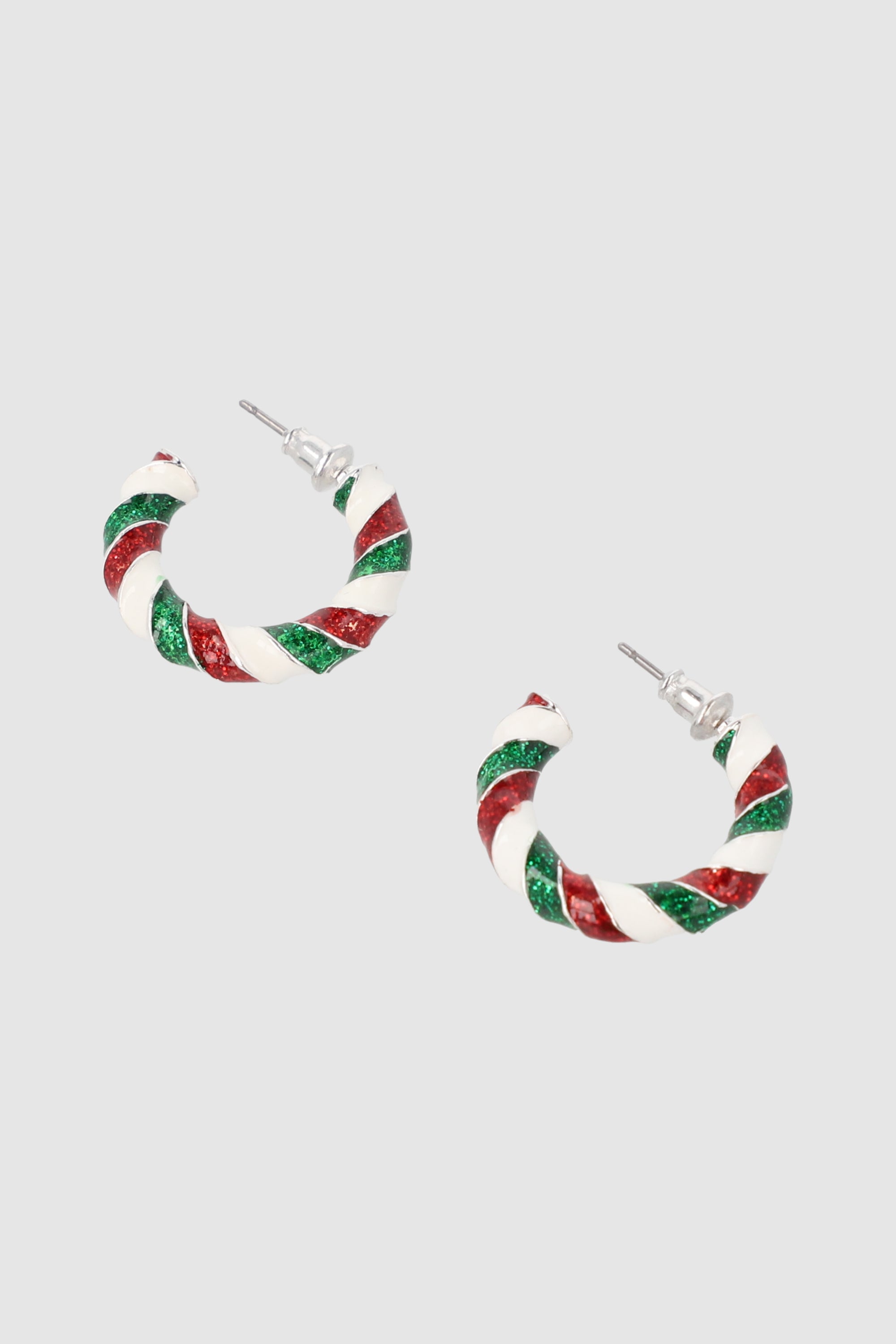 ARRACADAS NAVIDAD TWIST PLATA