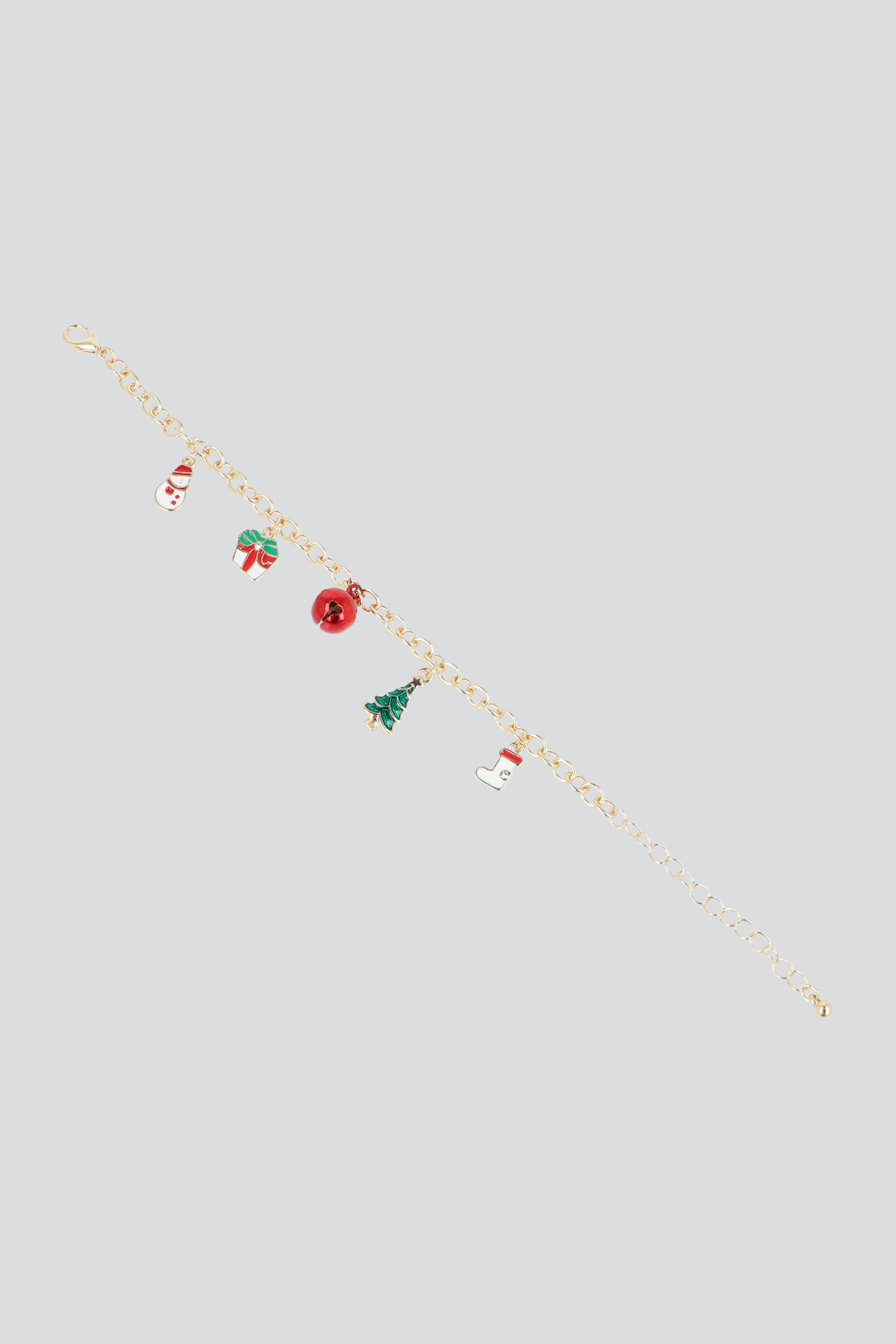 PULSERA CHARMS NAVIDAD ORO