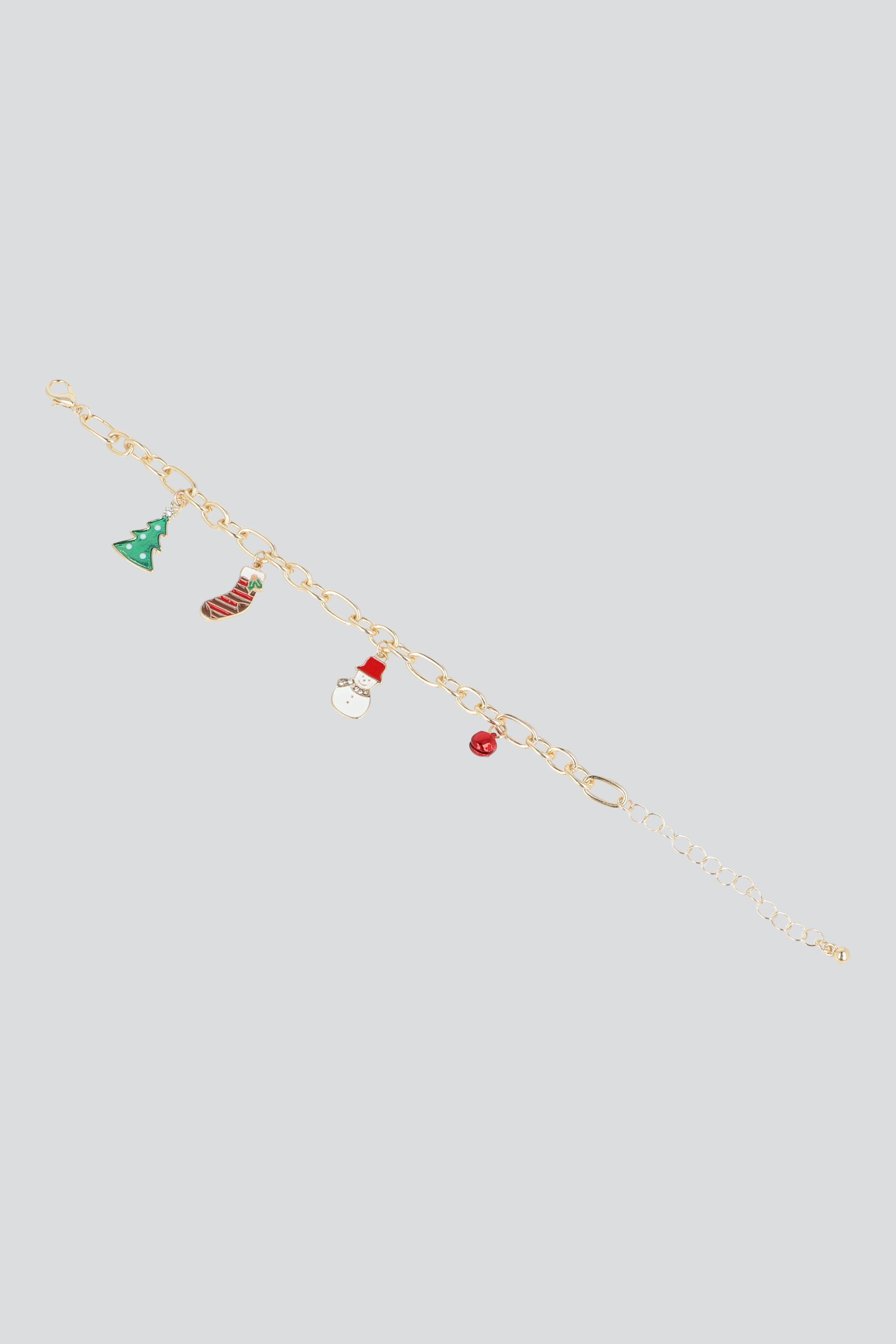 PULSERA CHARMS NAVIDAD ORO