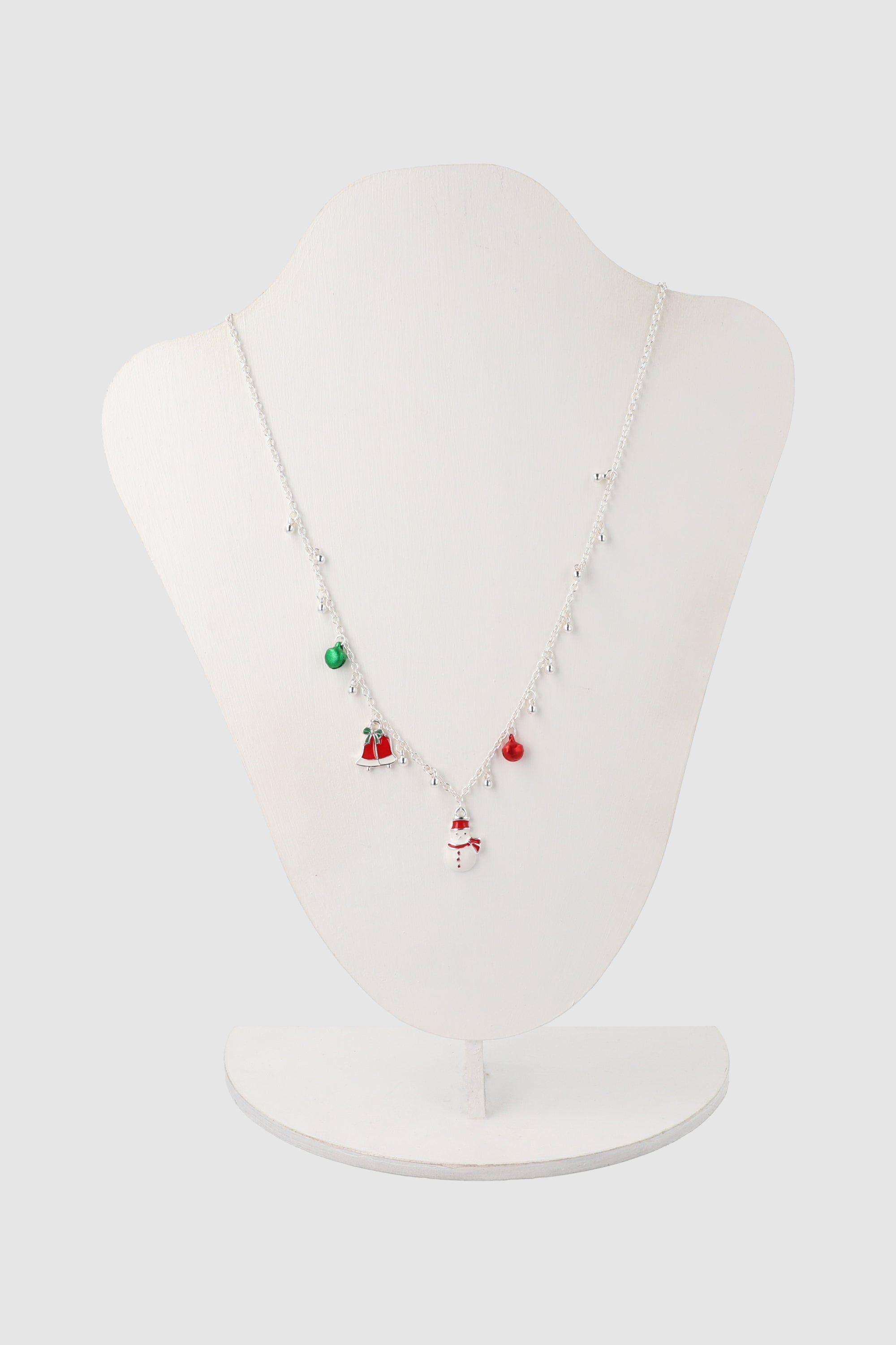 COLLAR CHARMS NAVIDAD PLATA