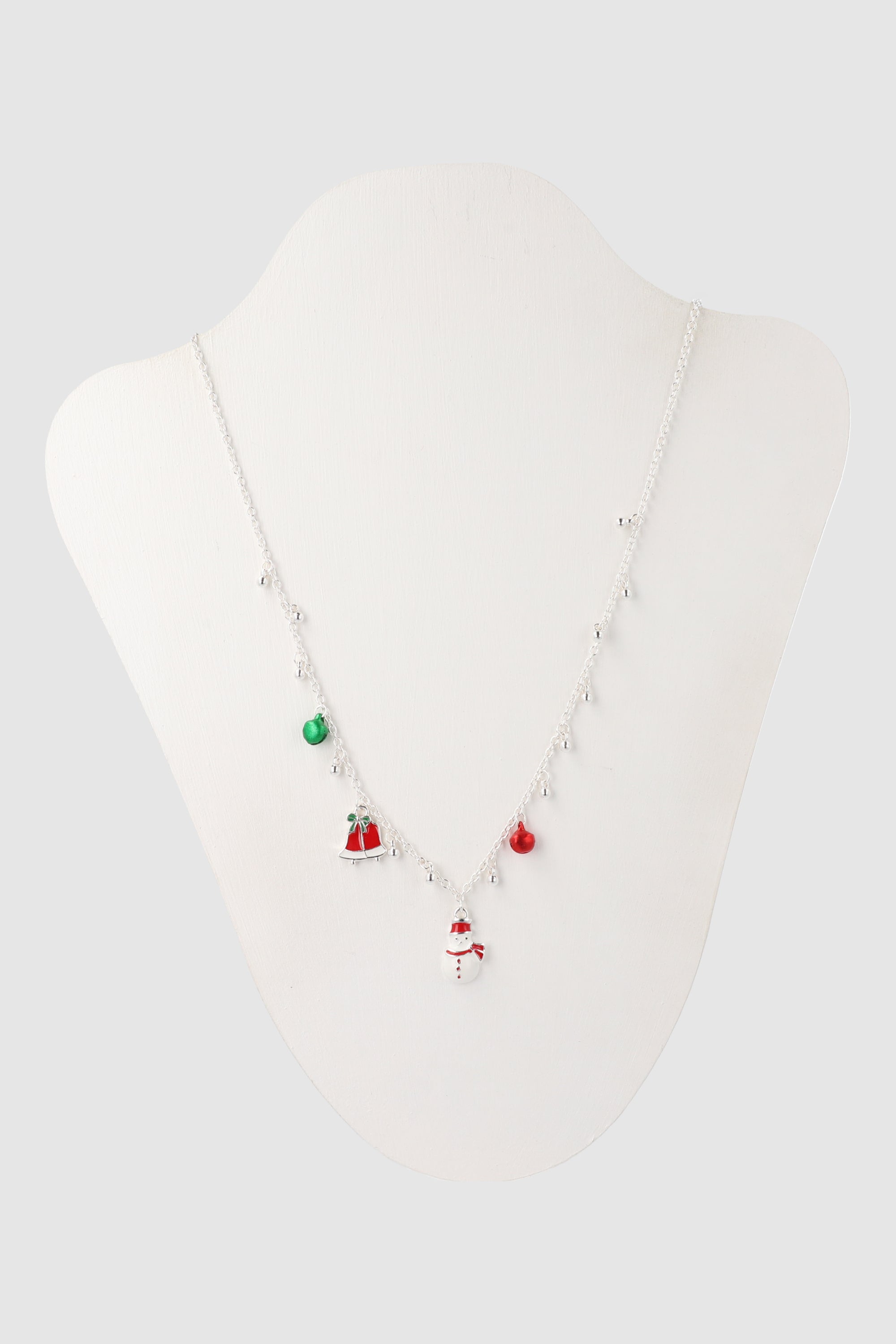 COLLAR CHARMS NAVIDAD PLATA