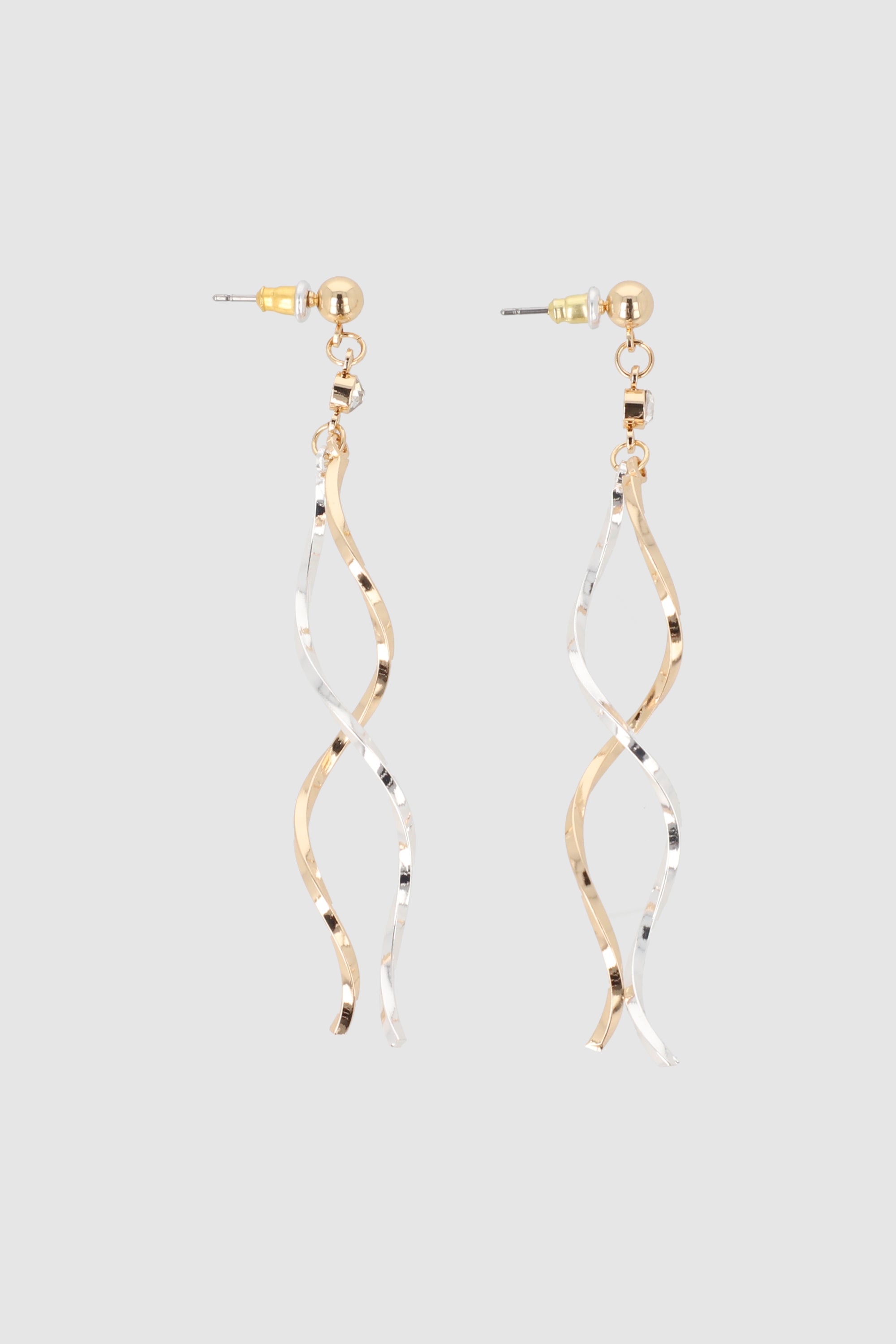 ARETES REMOLINO DUO ORO