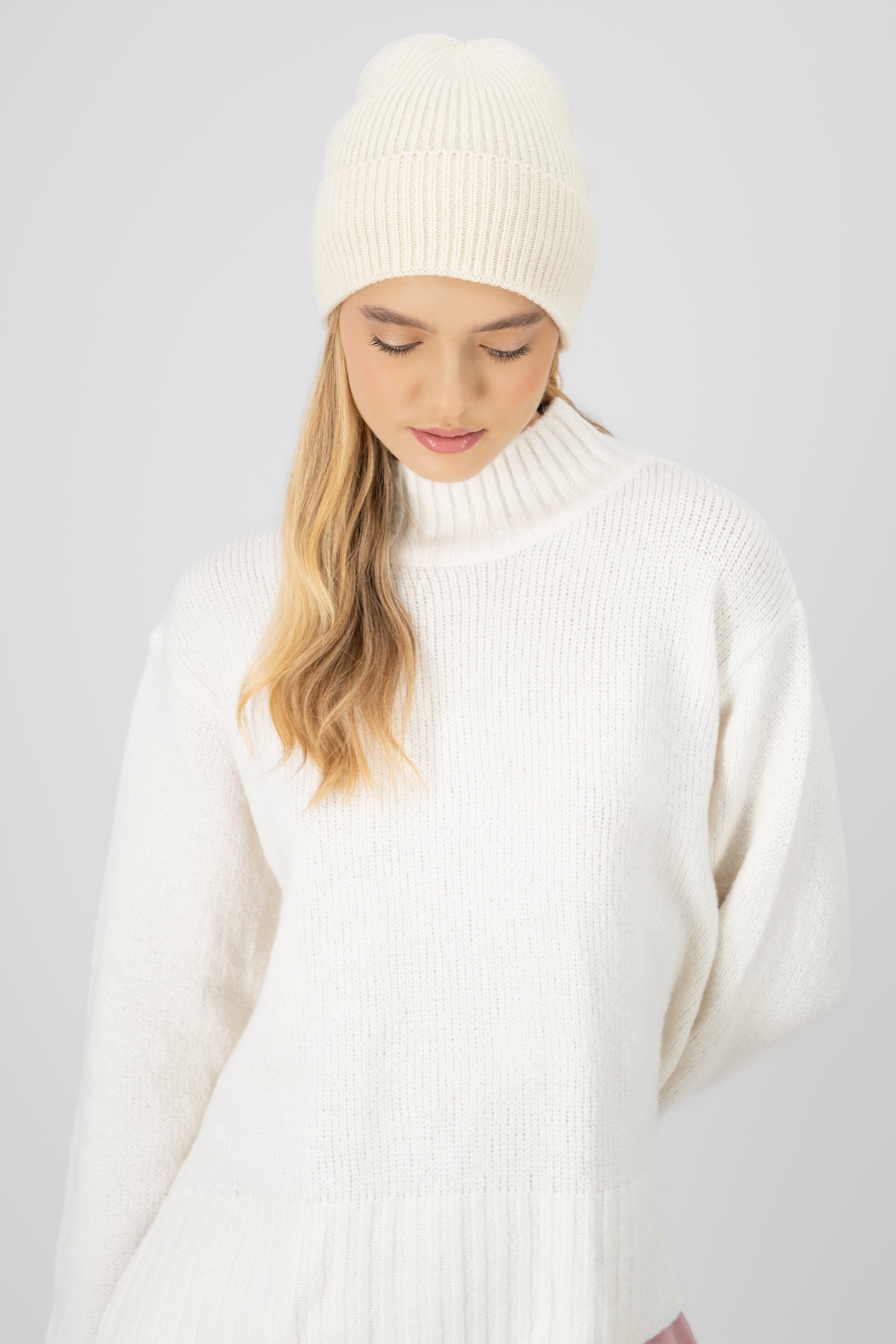 Beanie tejido simple