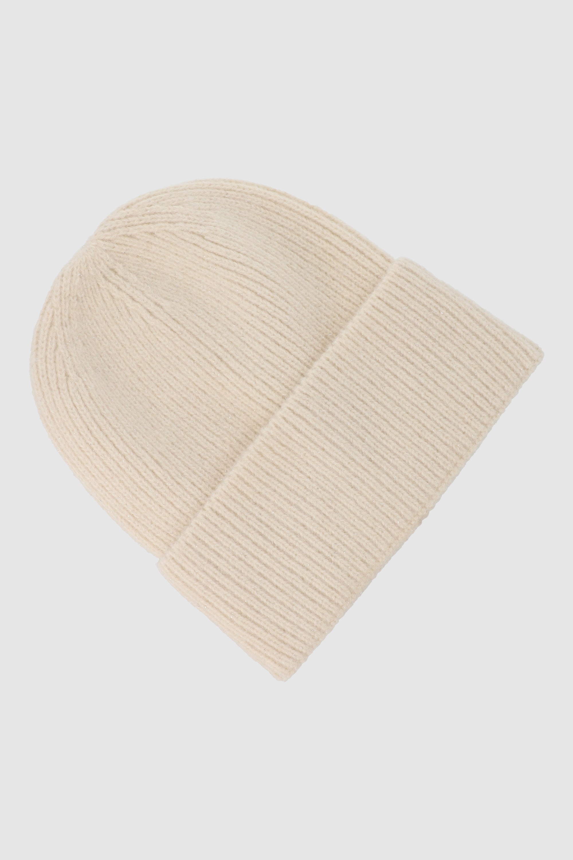 Beanie tejido simple HUESO