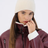 Beanie tejido simple