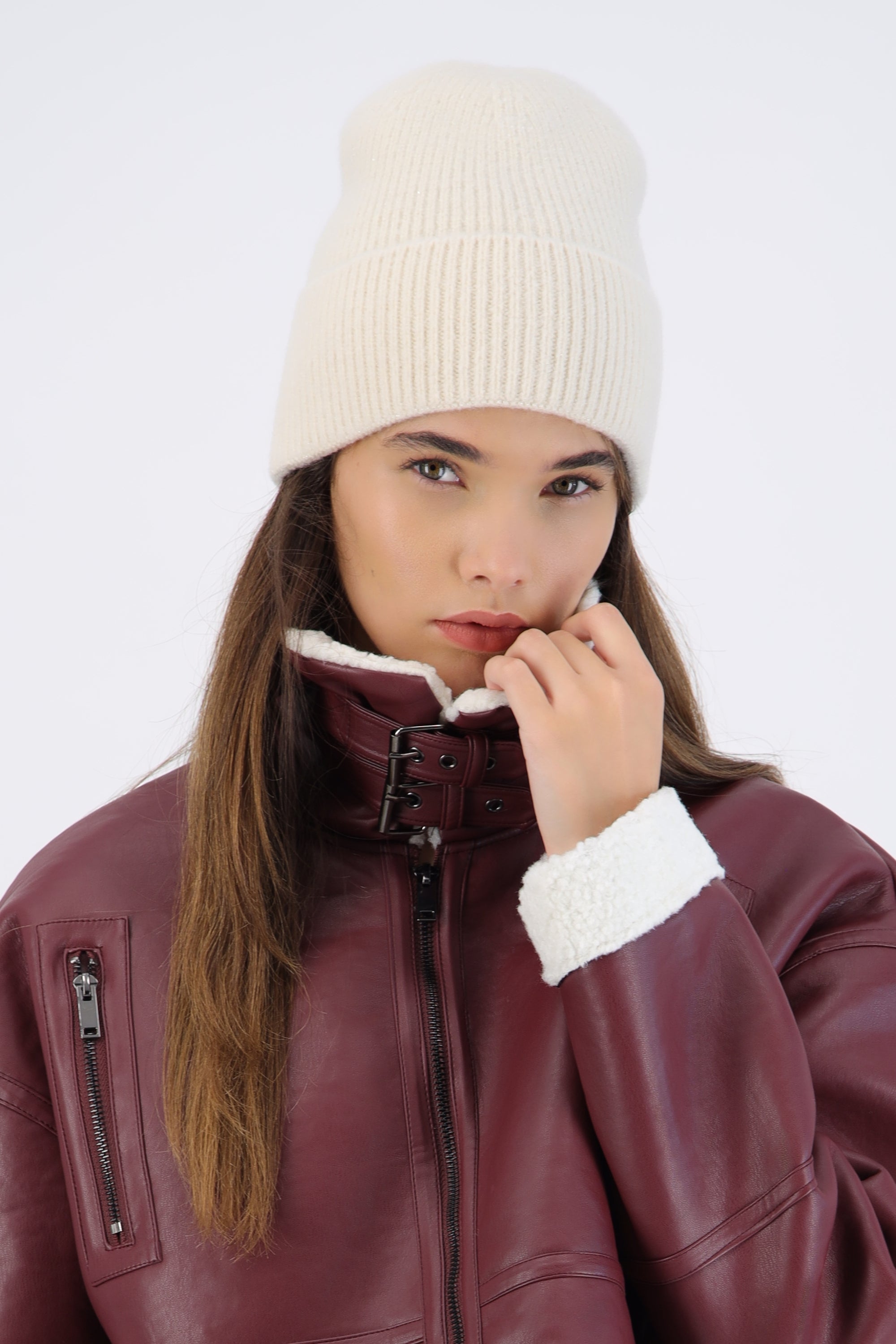 Beanie tejido simple