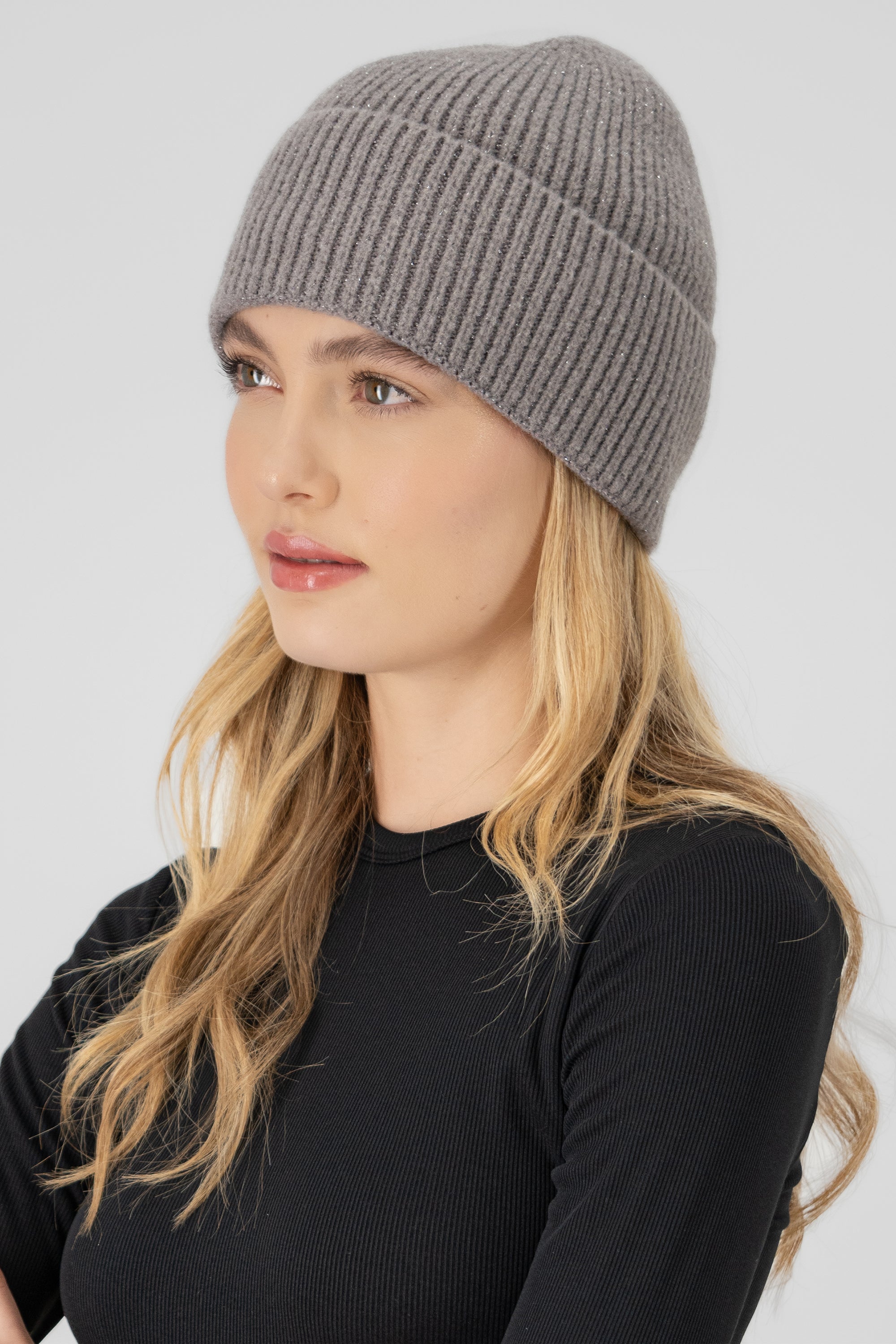 Beanie tejido simple TAUPE