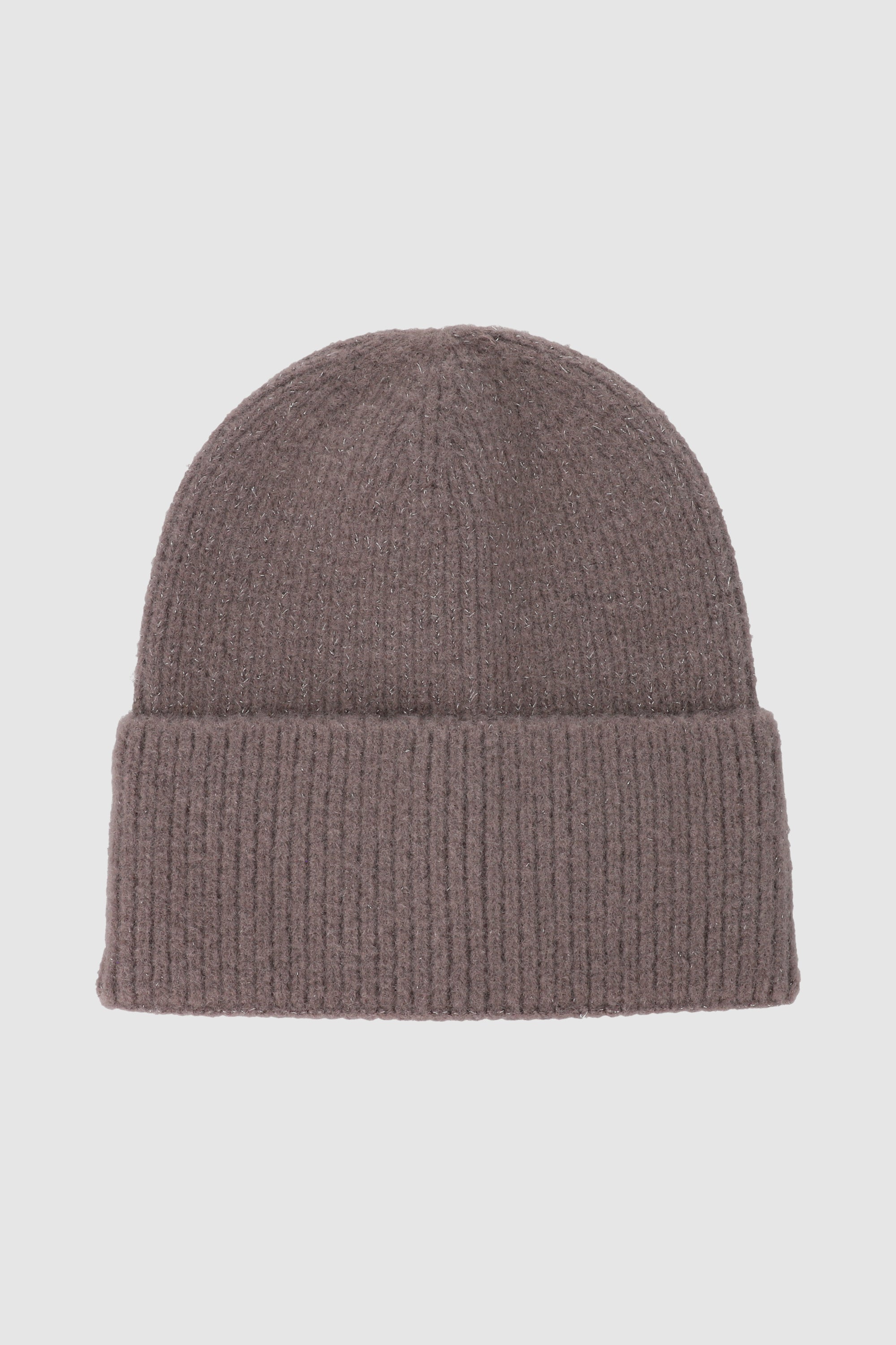 Beanie tejido simple TAUPE