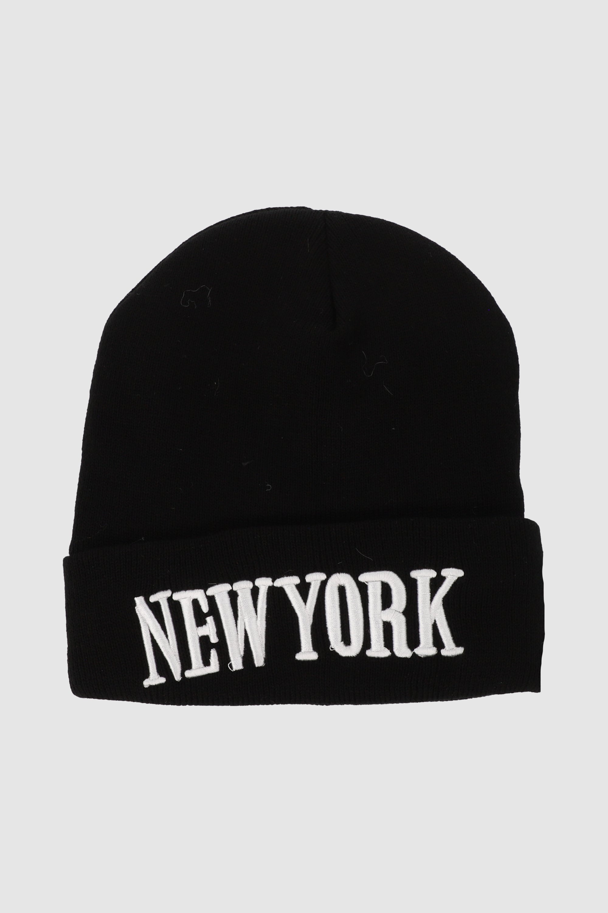 Beanie new york NEGRO