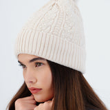 Beanie aplicaciones perlas