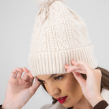 Beanie aplicaciones perlas