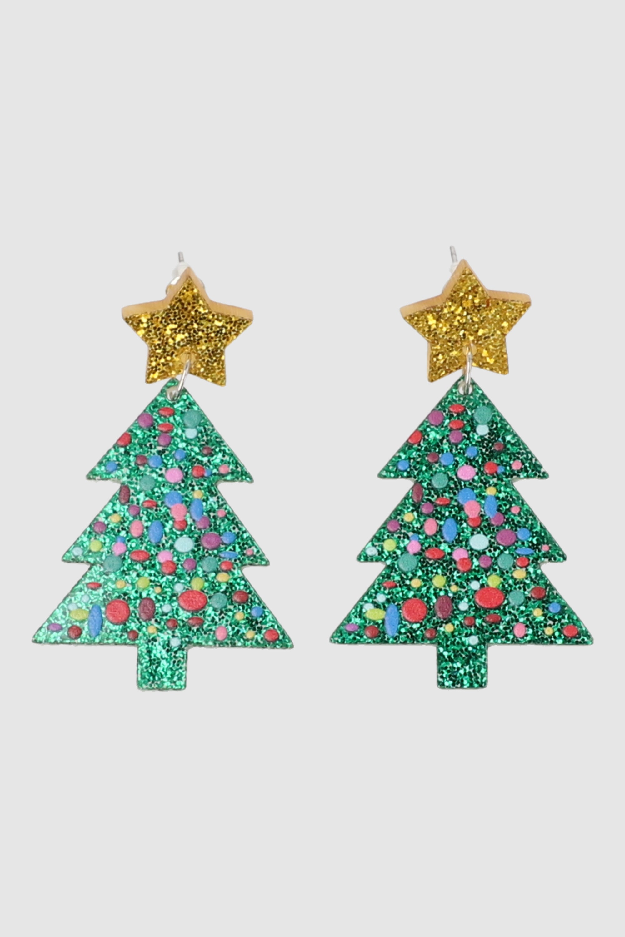 ARETES ARBOL NAVIDEÑO VERDE