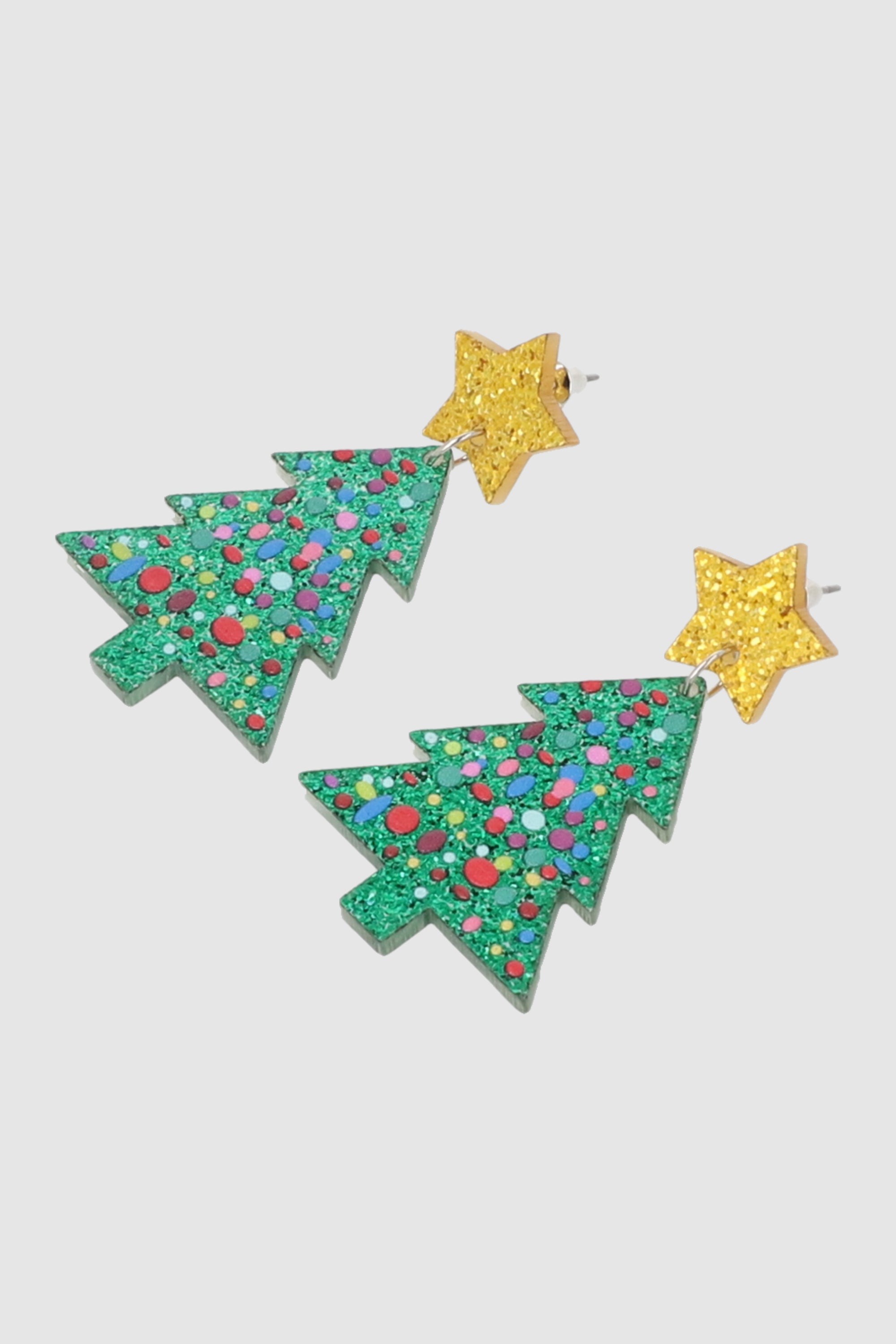 ARETES ARBOL NAVIDEÑO VERDE