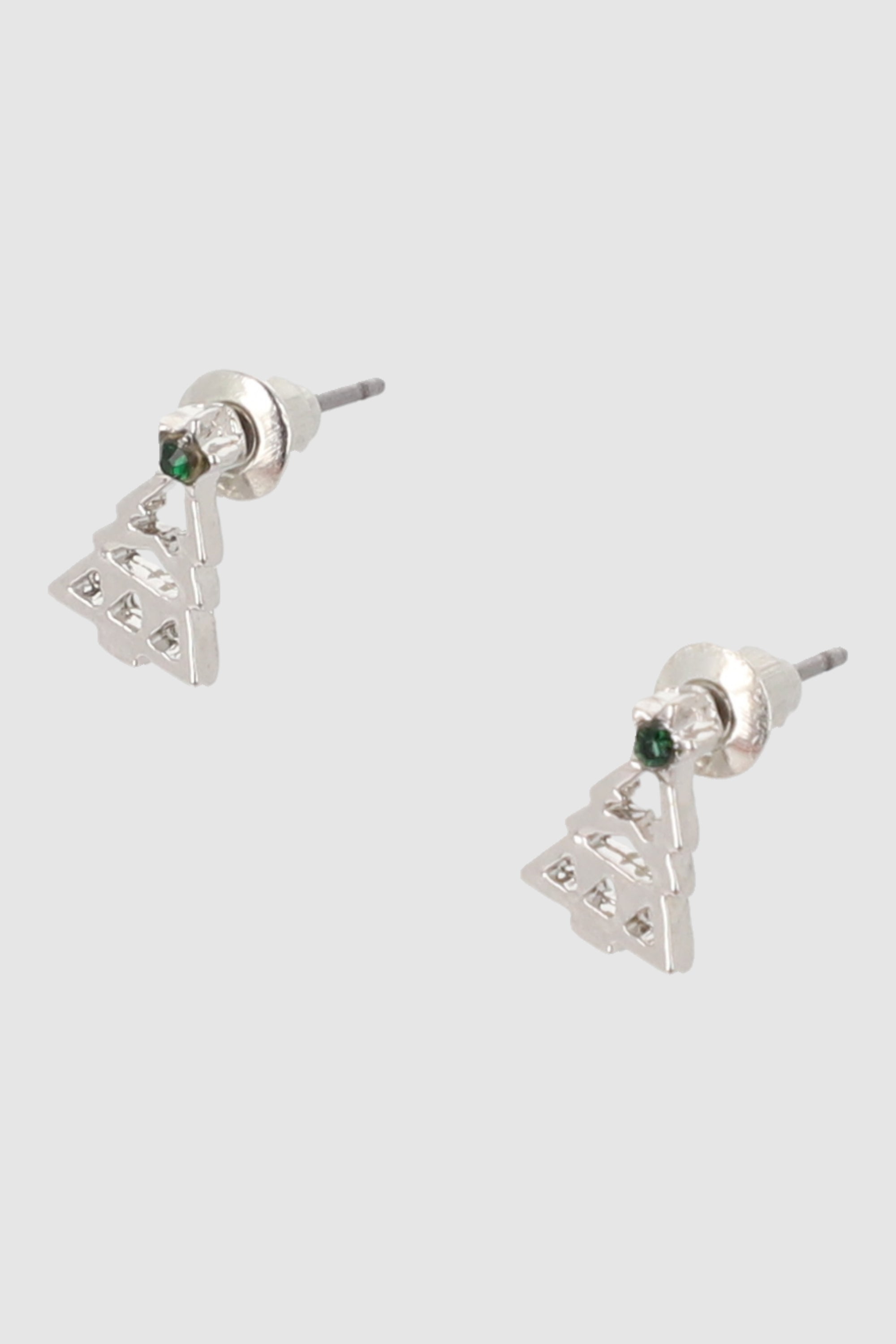 ARETES ARBOL NAVIDEÑO MINI PLATA