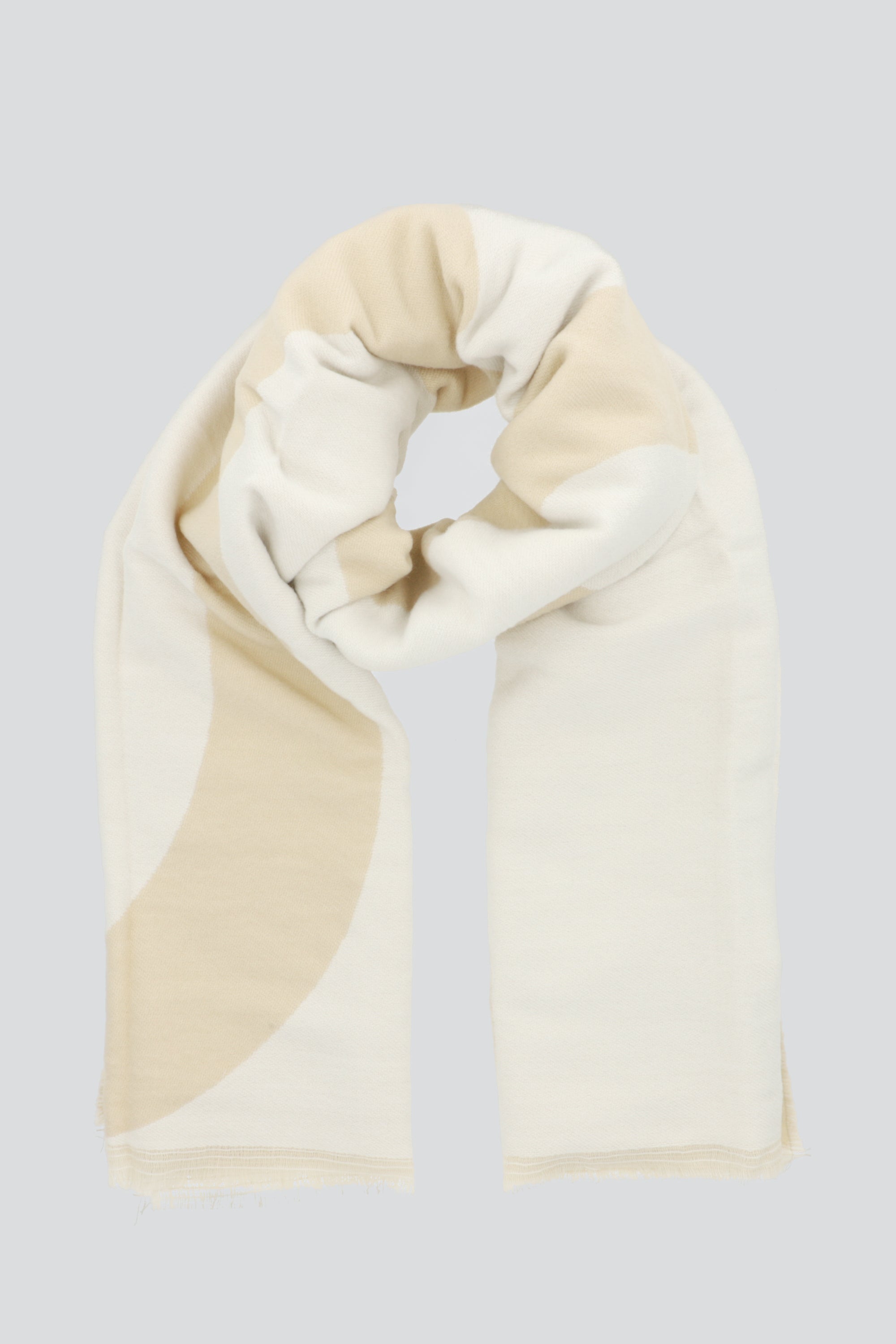 Bufanda print ondas BEIGE