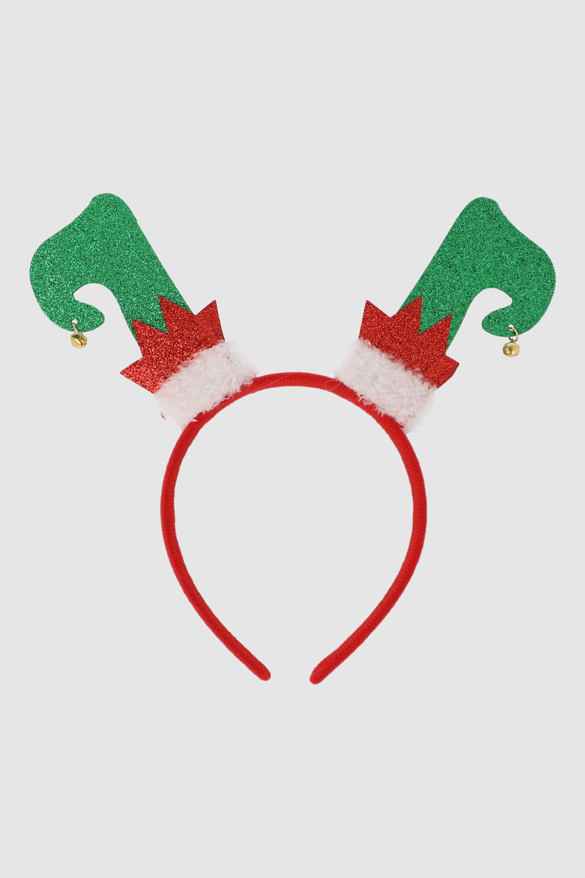 Diadema de botas de duende ROJO