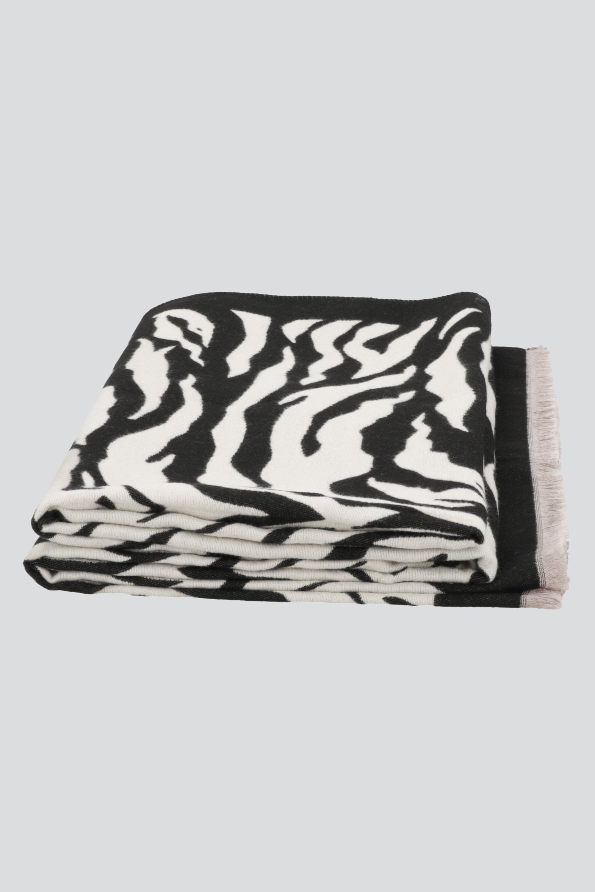 Bufanda print zebra NEGRO