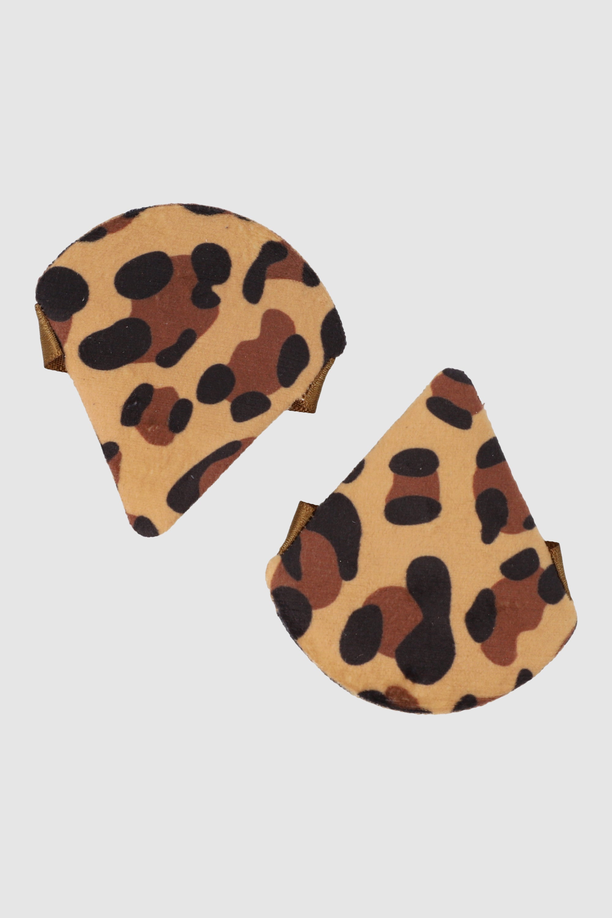 Set 2 puffd animal print CAFE