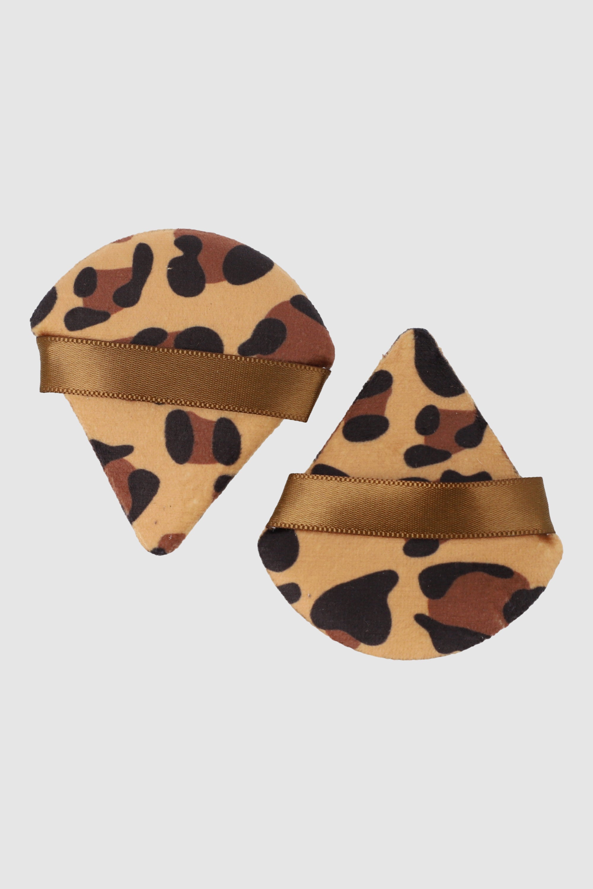 Set 2 puffd animal print CAFE