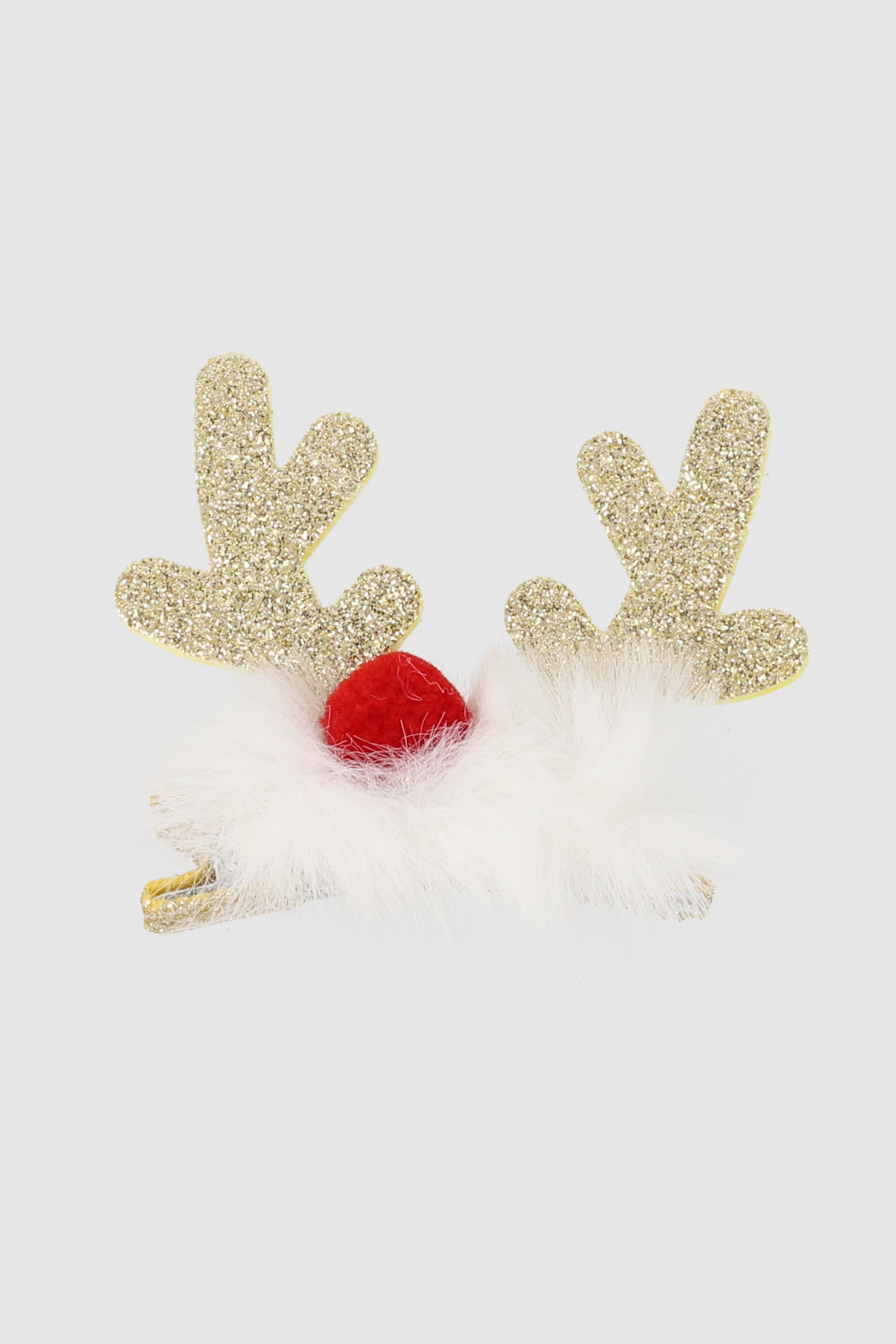 Broche cuernos nariz ORO