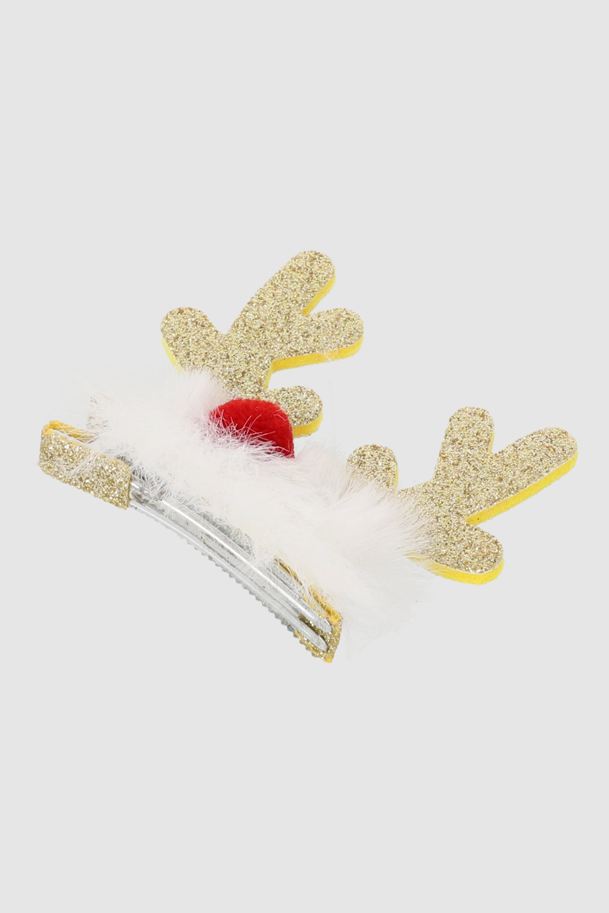 Broche cuernos nariz ORO