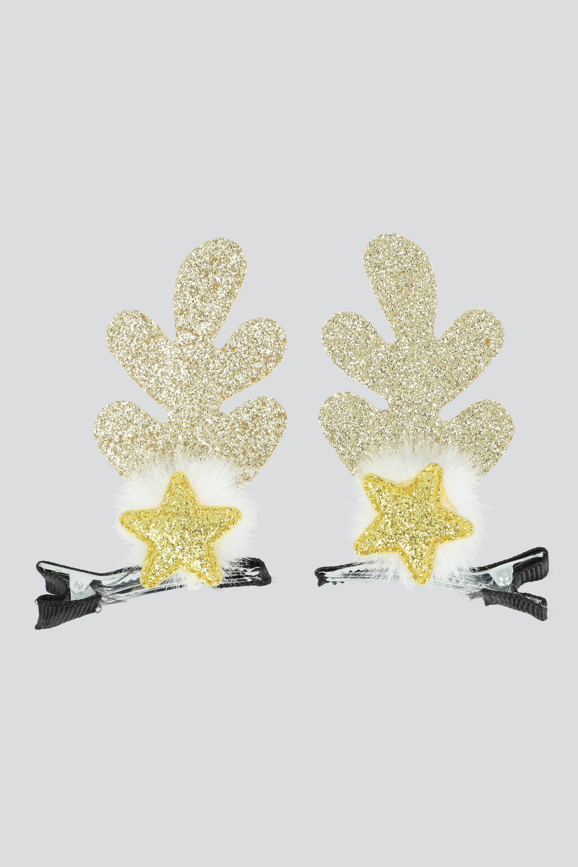 Broches cuernos estrellas ORO