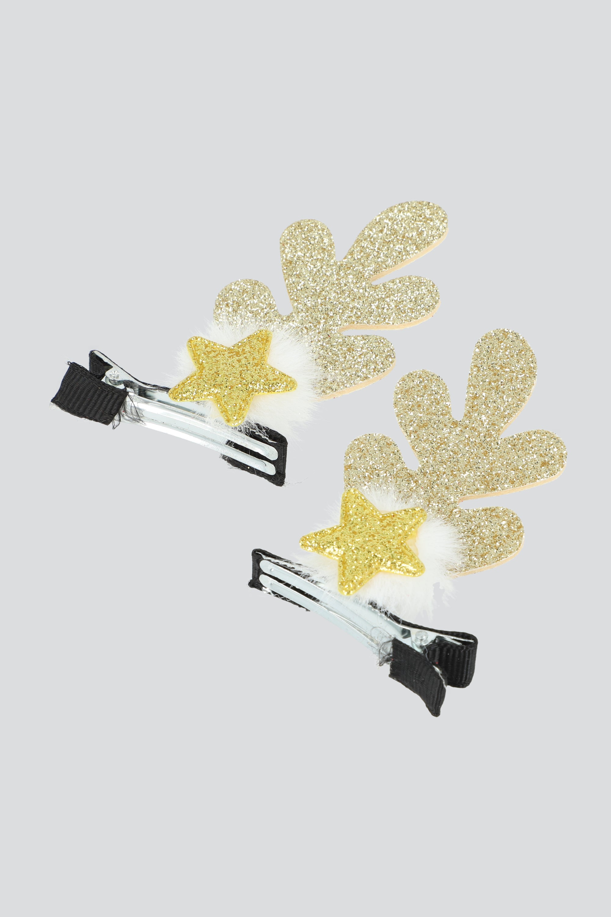 Broches cuernos estrellas ORO
