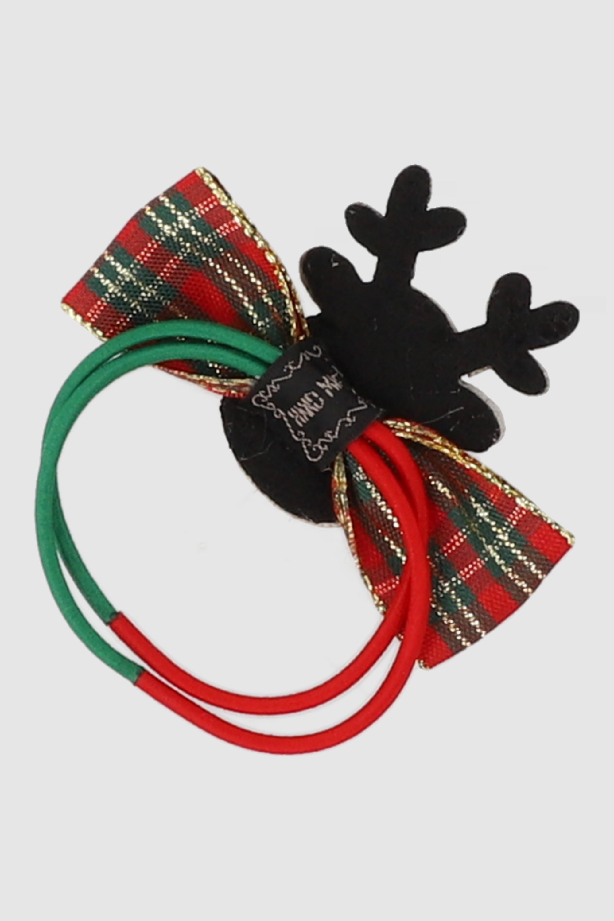Liga moño de reno glitter VERDE