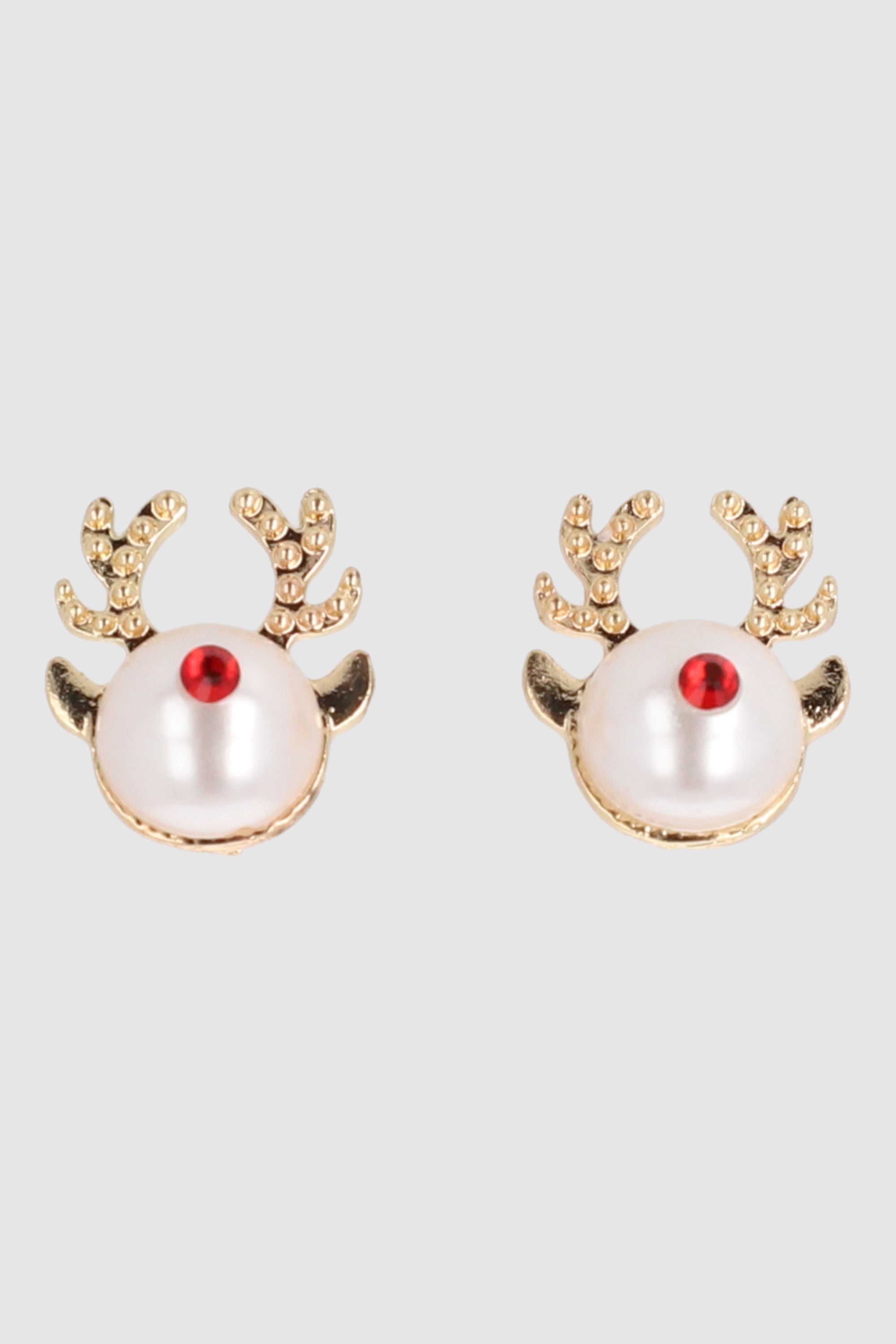 Aretes reno perla ORO