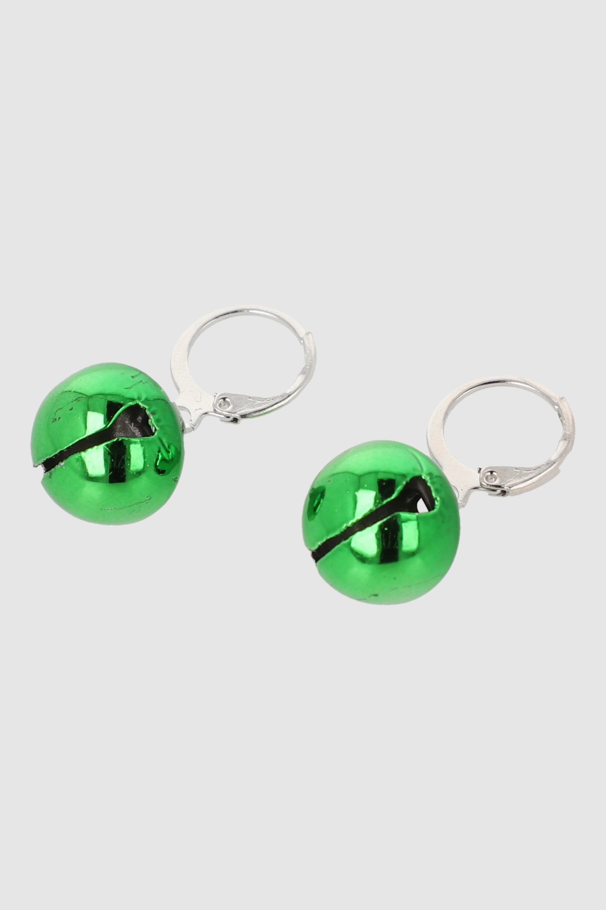 Arracadas esferas navidad VERDE