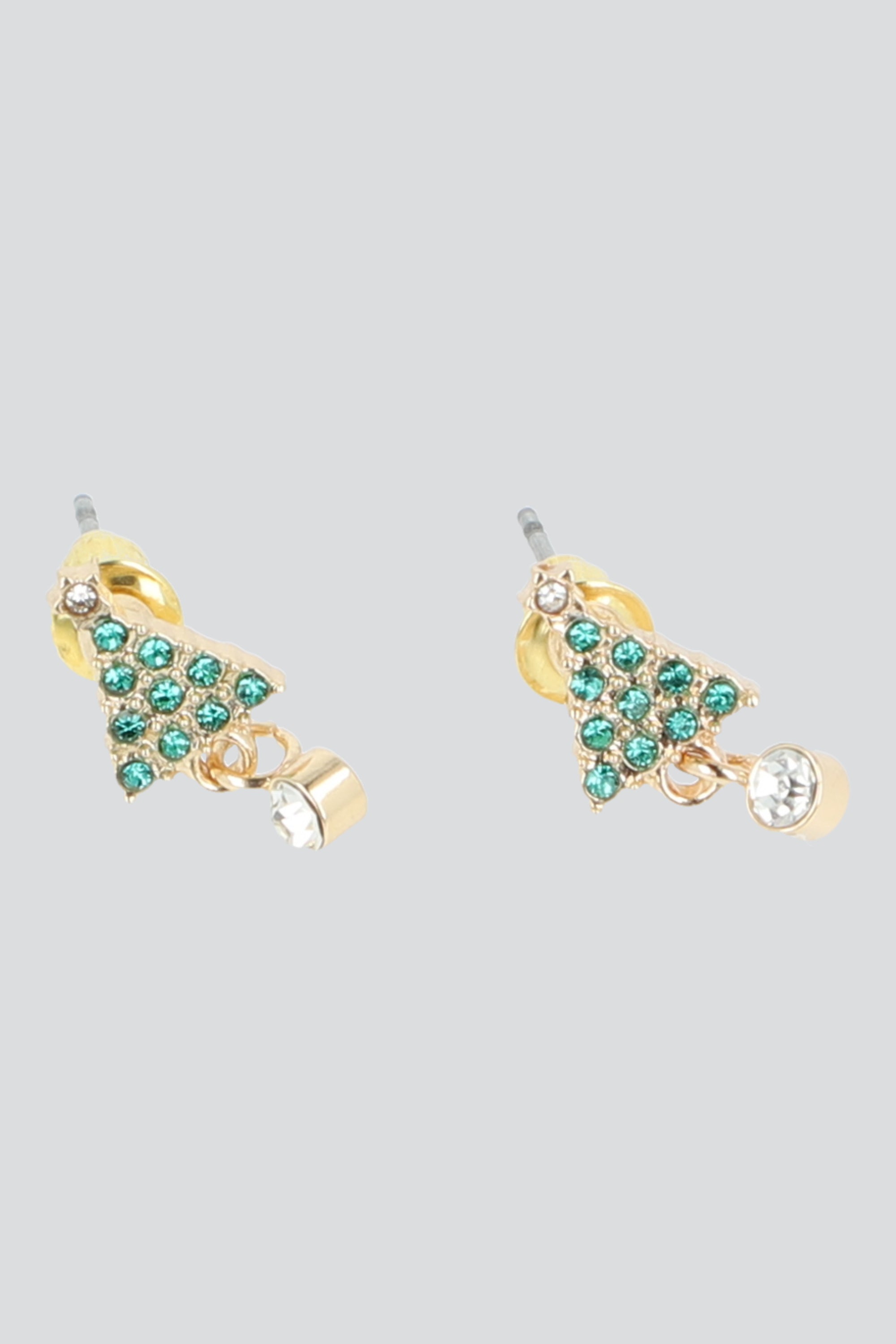 ARETES ARBOLITO BRILLOS ORO