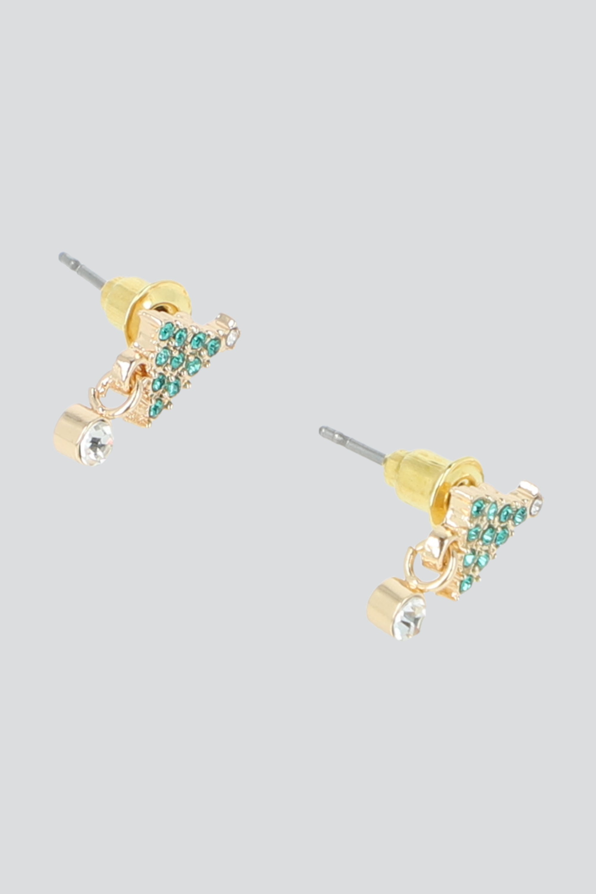 ARETES ARBOLITO BRILLOS ORO