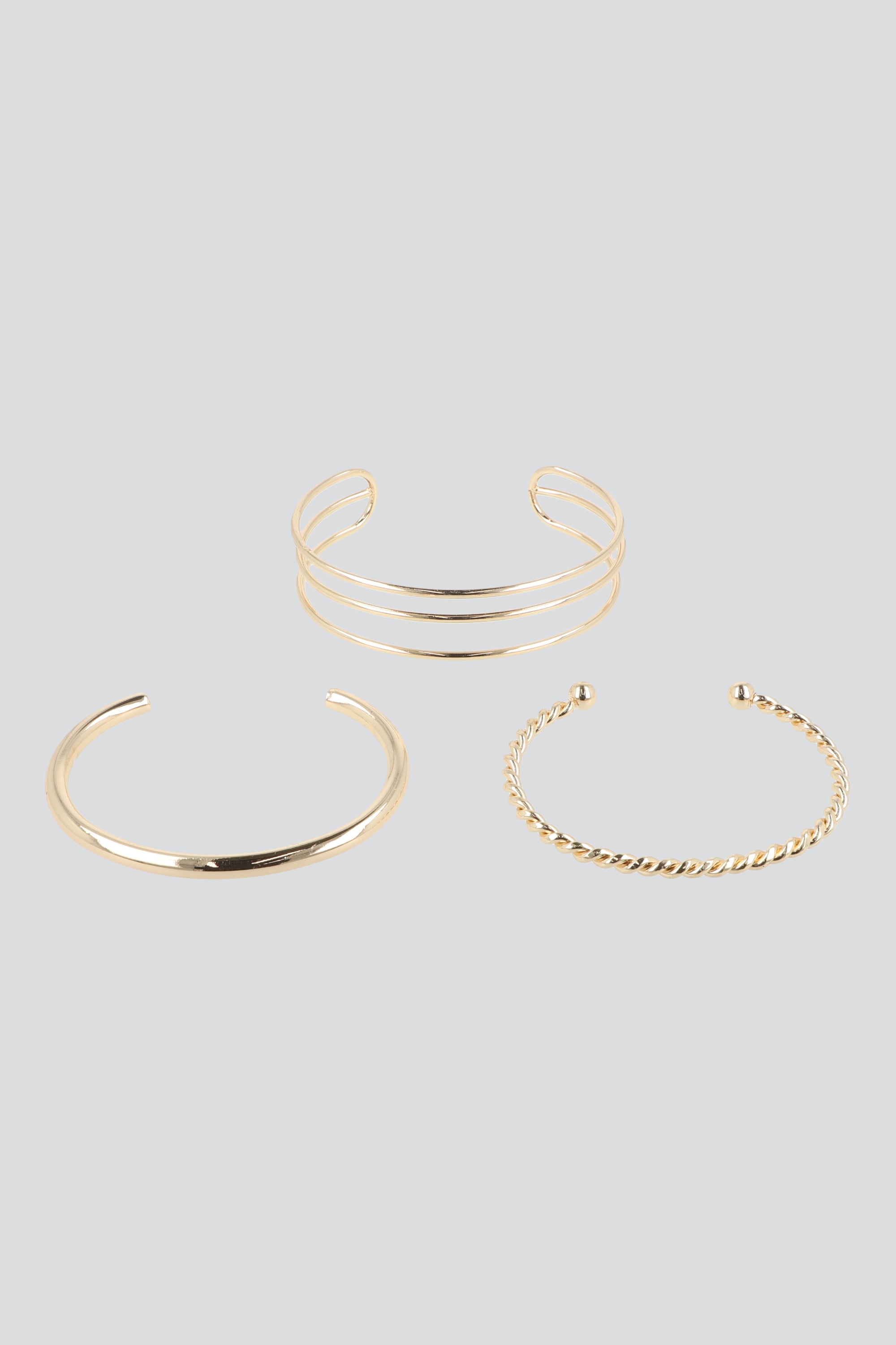 Set 3 Cuffs Metal