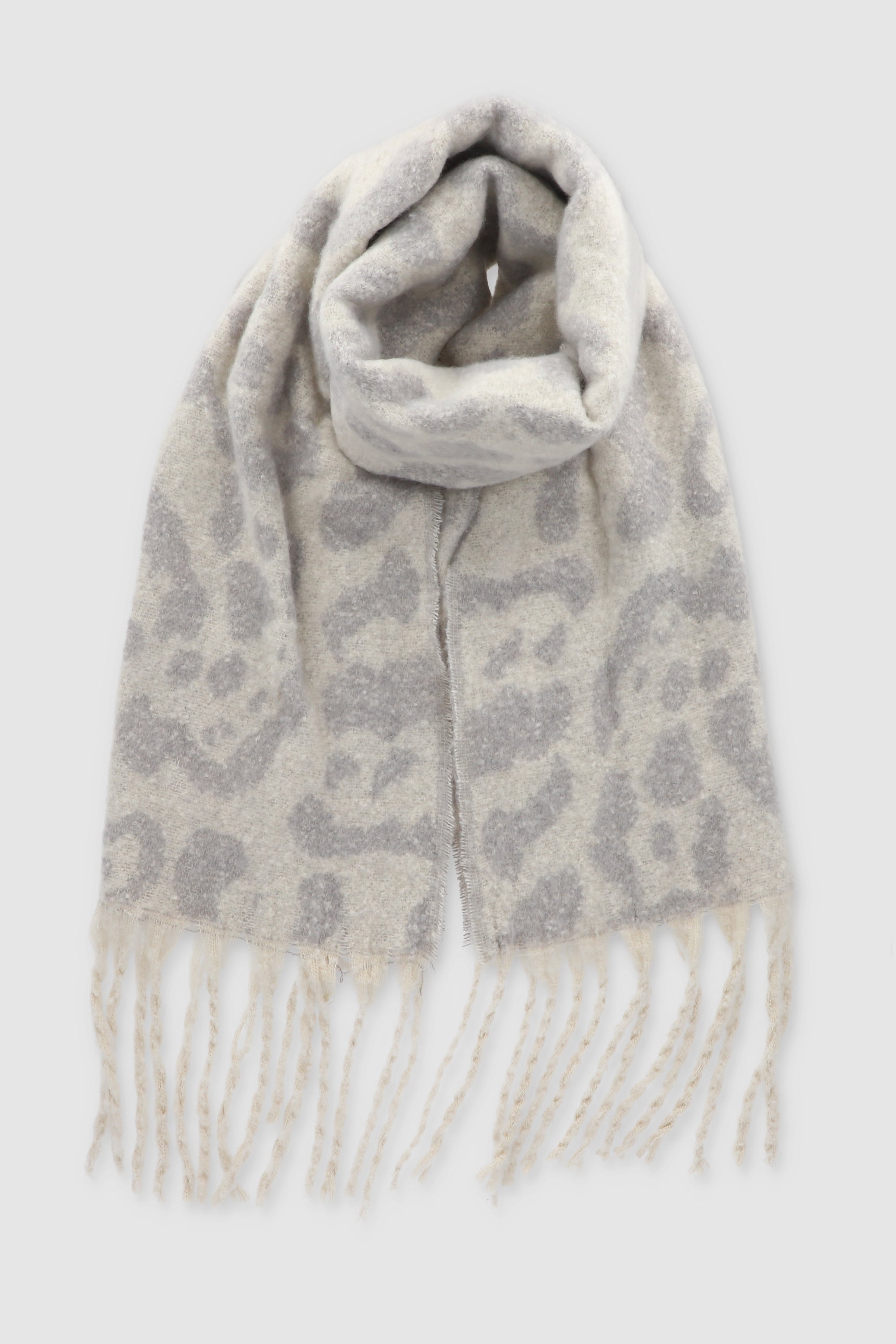 Bufanda animal print GRIS