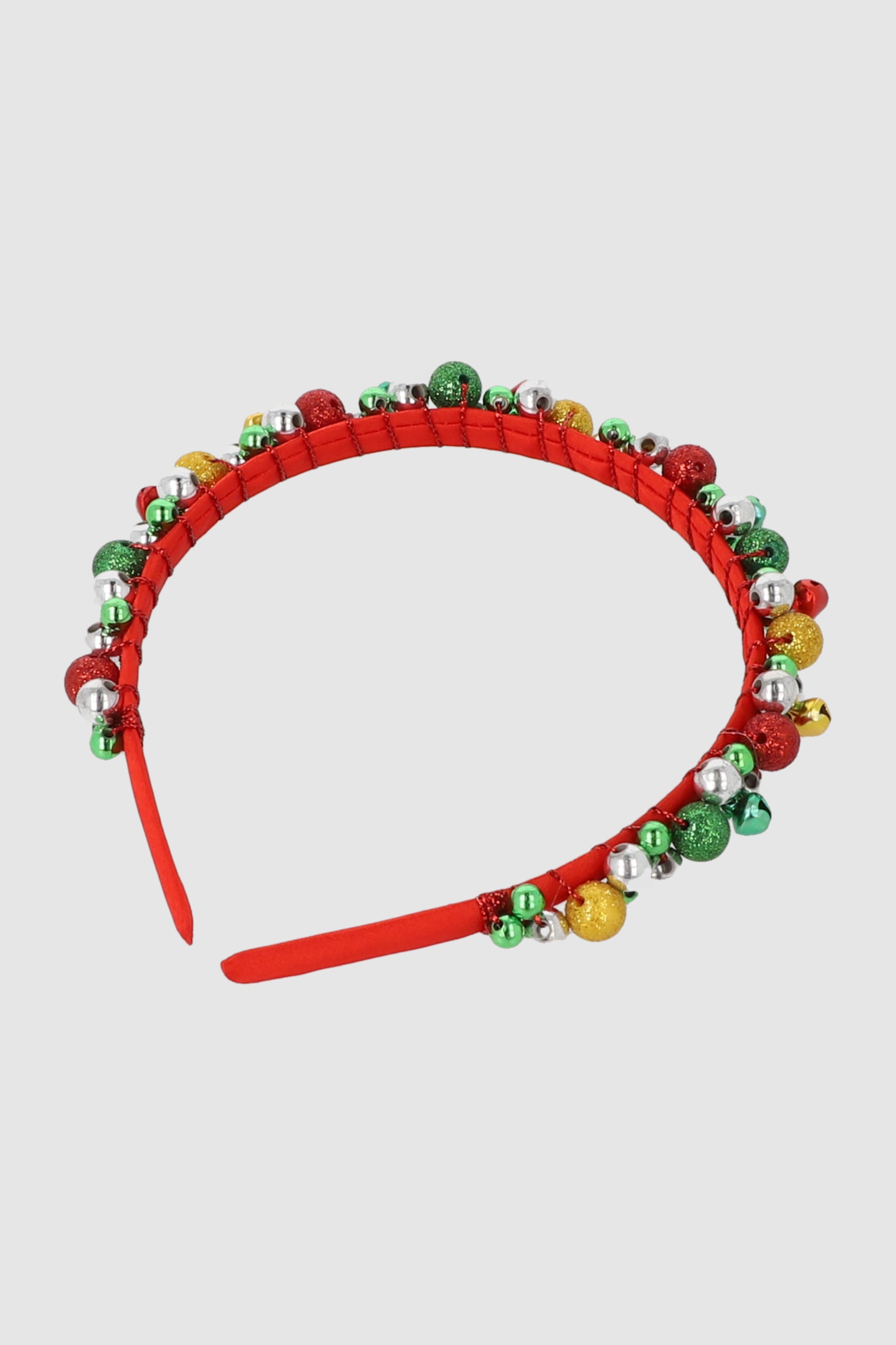 Diadema navideña mini esferas ROJO