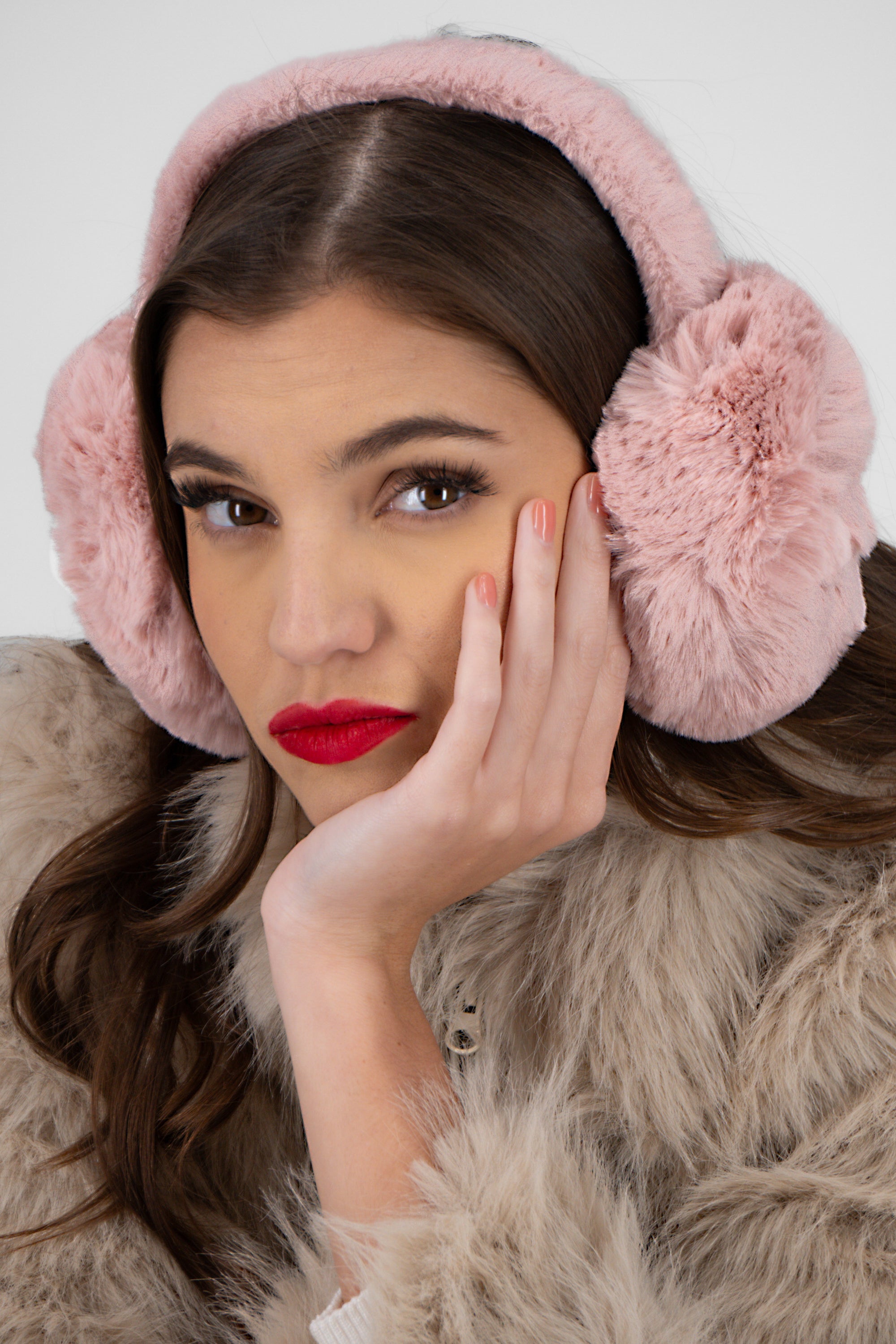 Orejeras fluffy ROSA
