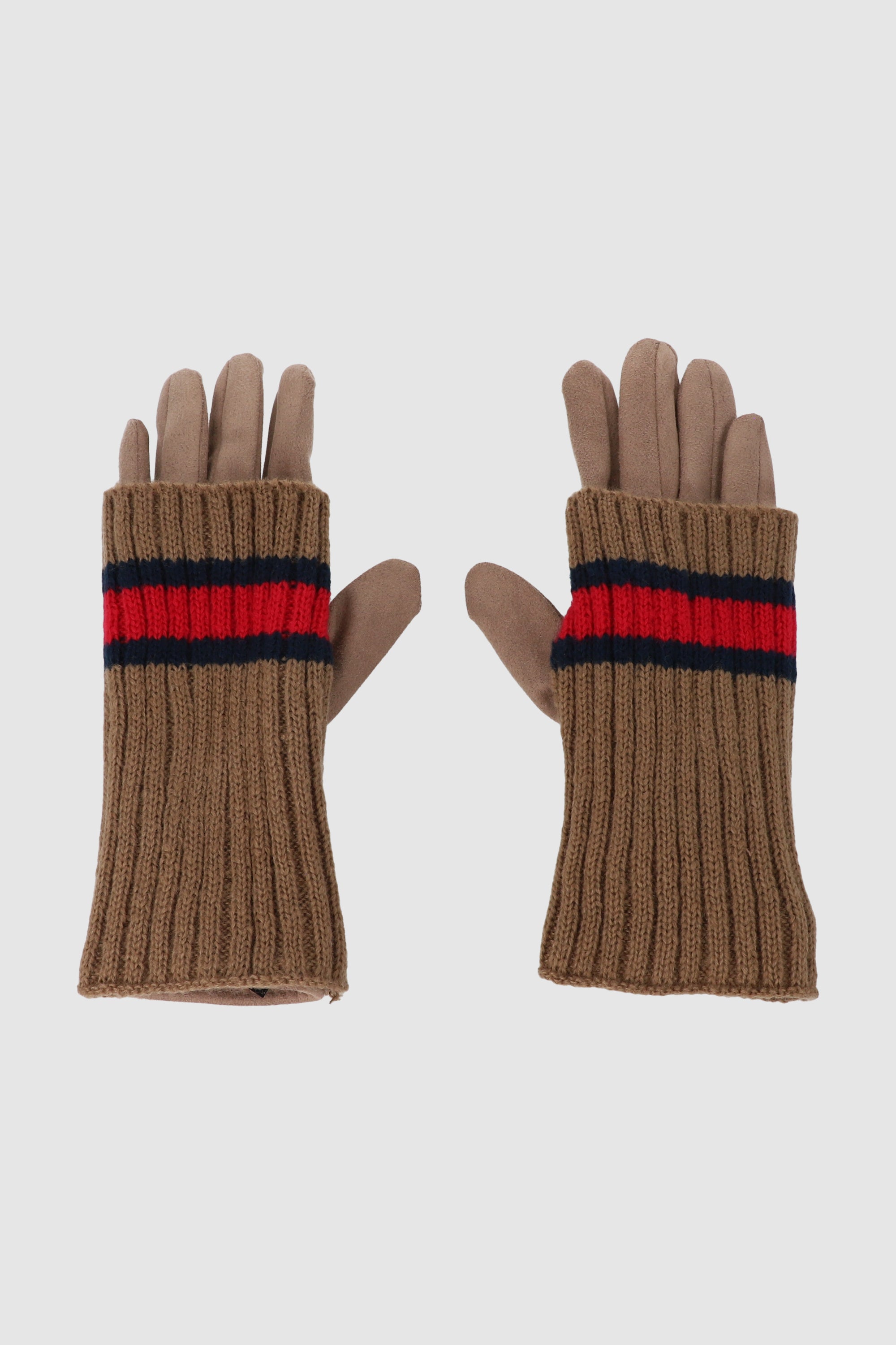 Guantes forro tejido CAFE