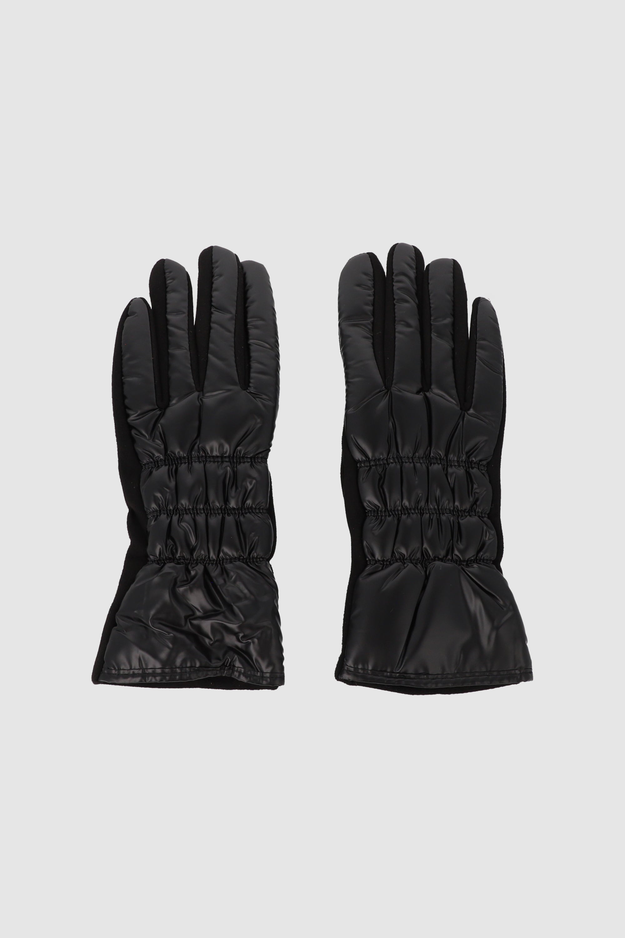 Guantes efecto capitonado NEGRO