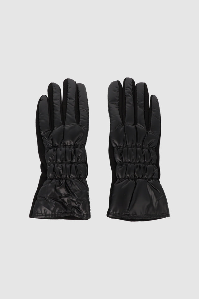 Guantes efecto capitonado