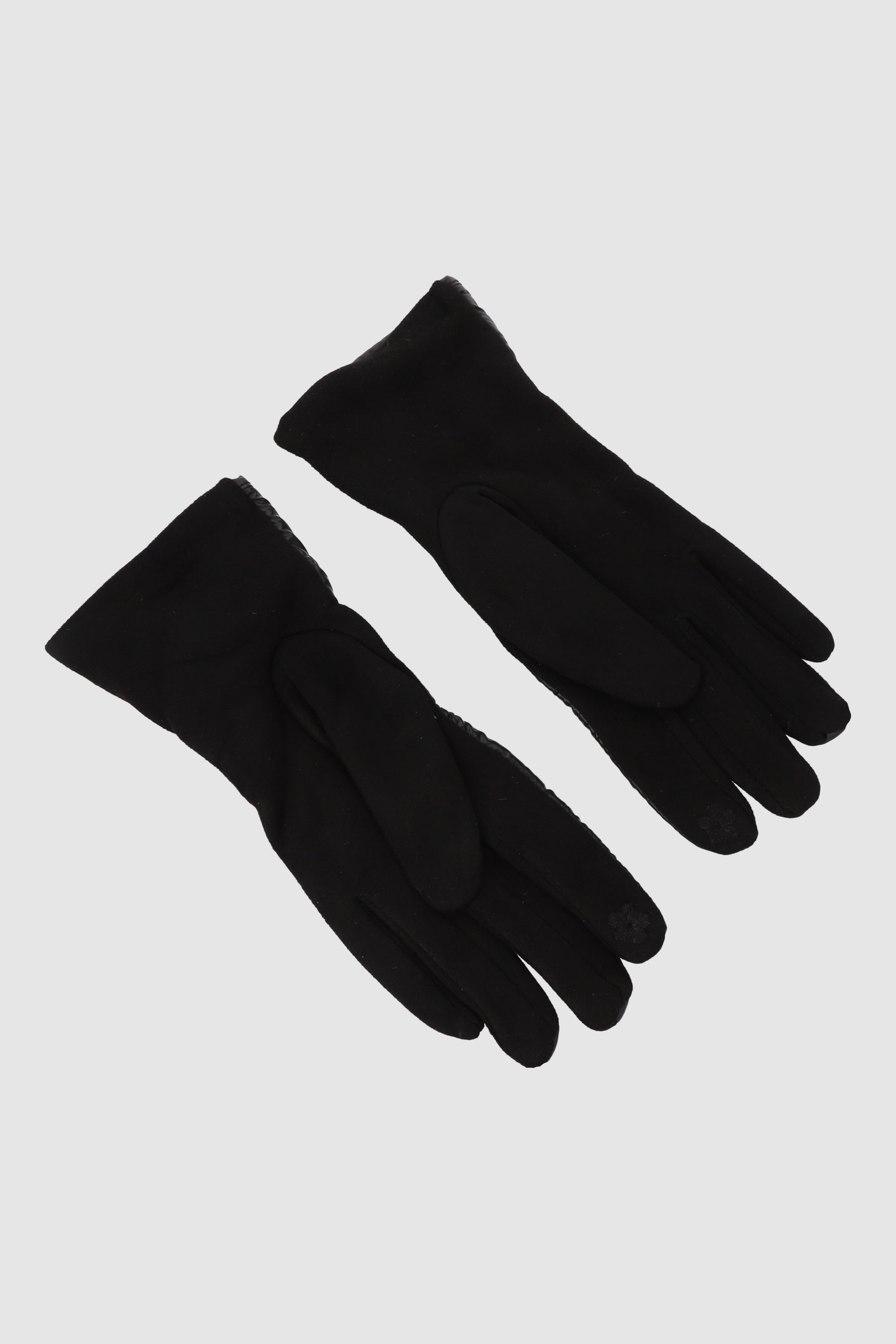 Guantes efecto capitonado NEGRO