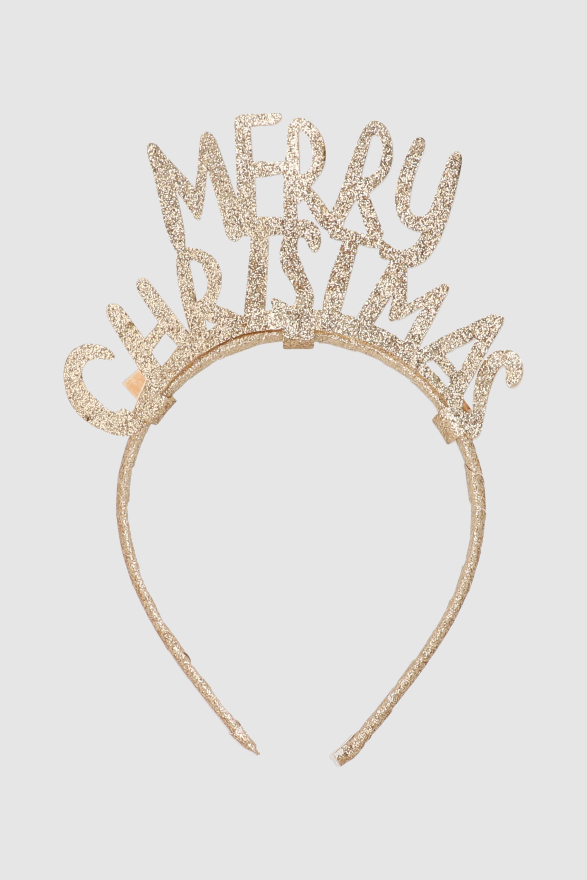 Diadema merry christmas ORO