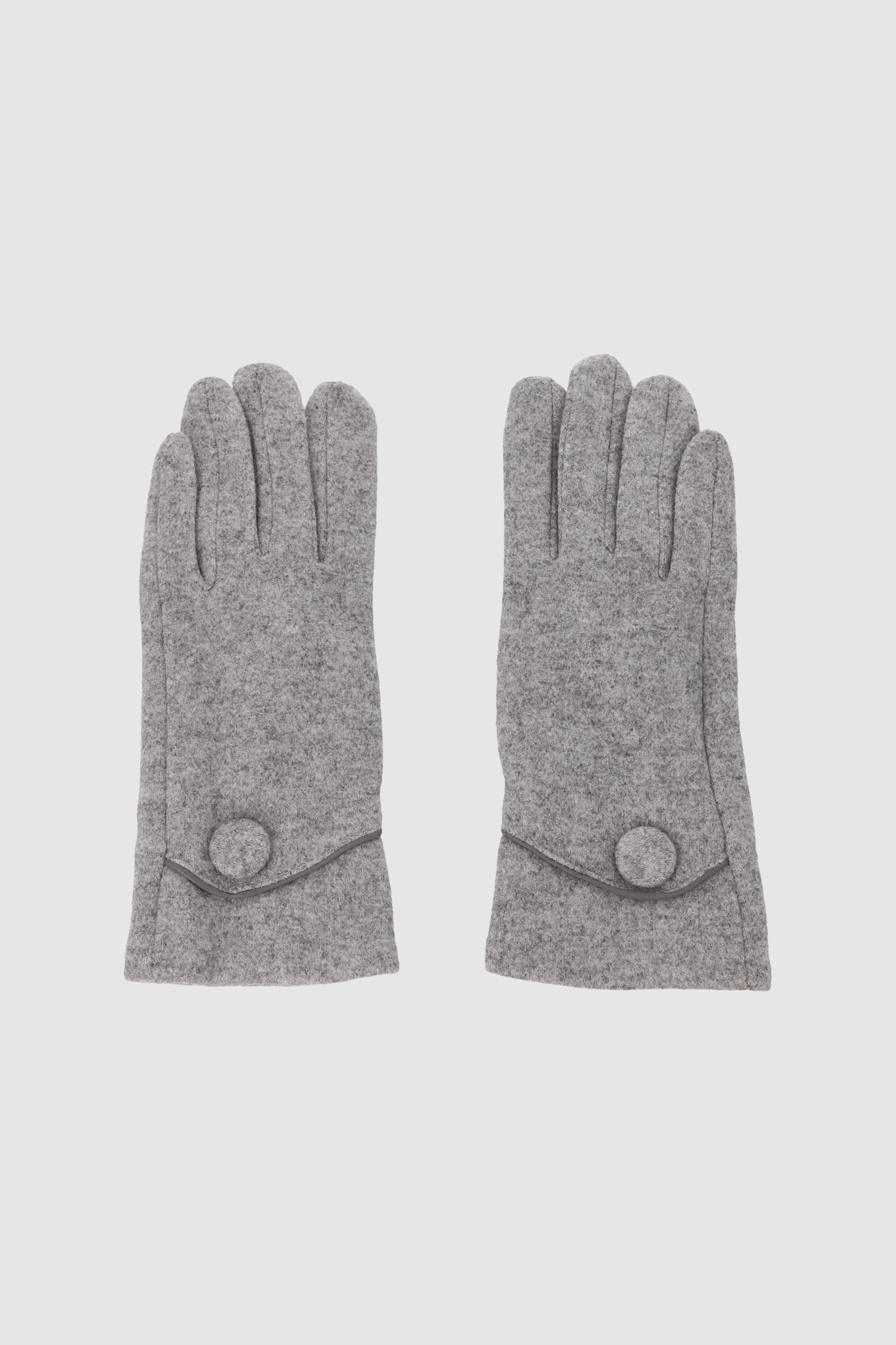 Guantes aplicacion boton GRIS