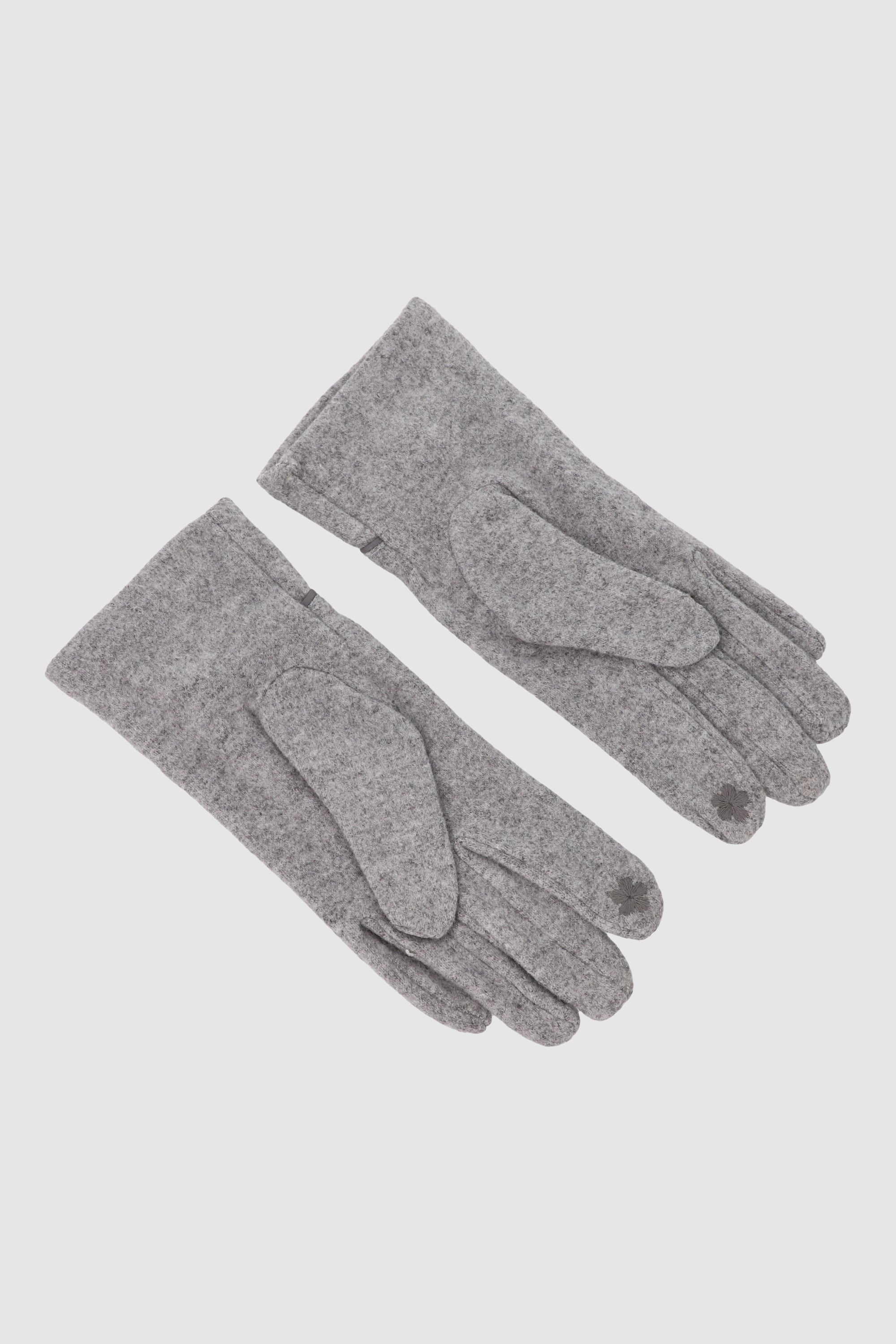 Guantes aplicacion boton GRIS