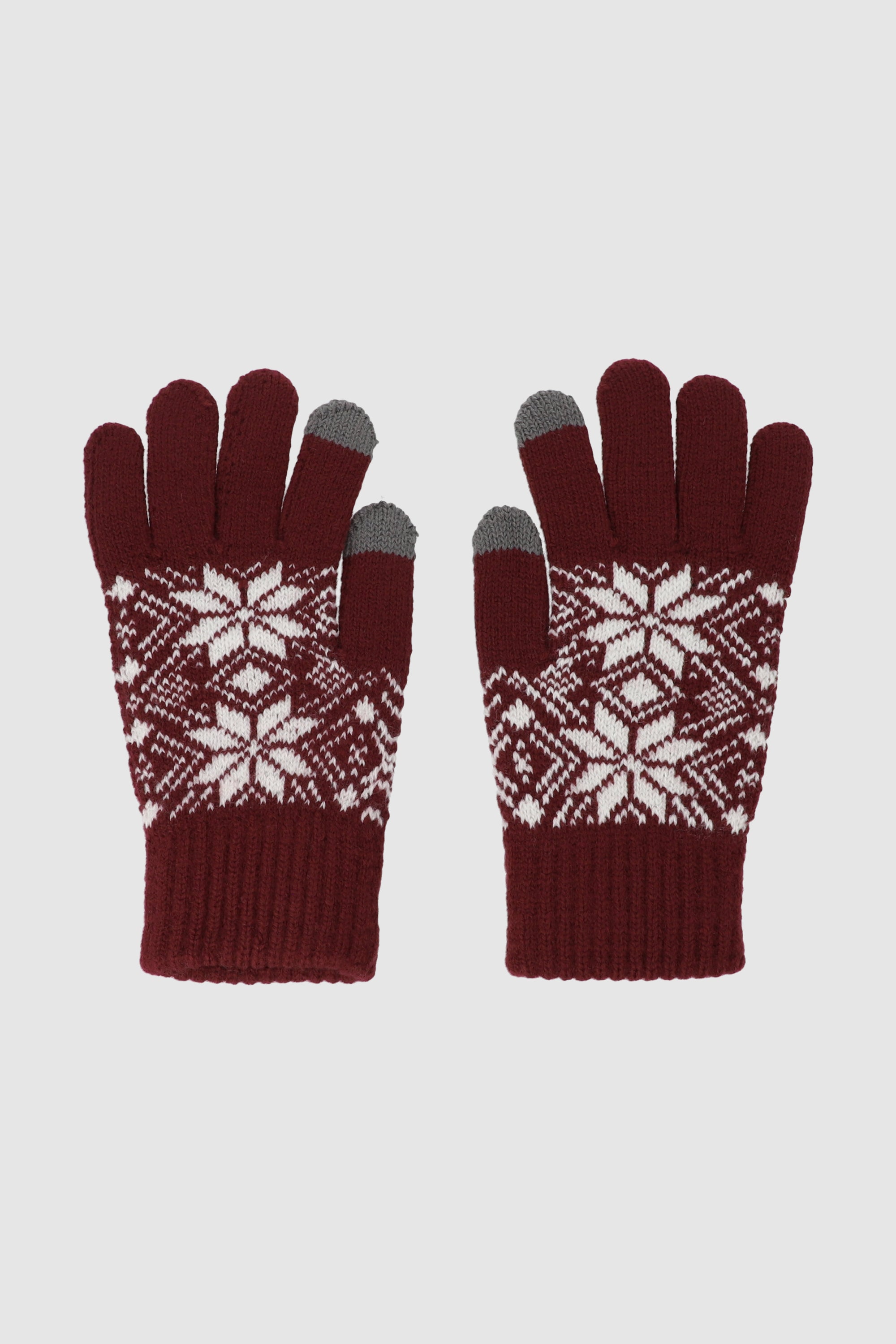 Guantes print invernal CAFE