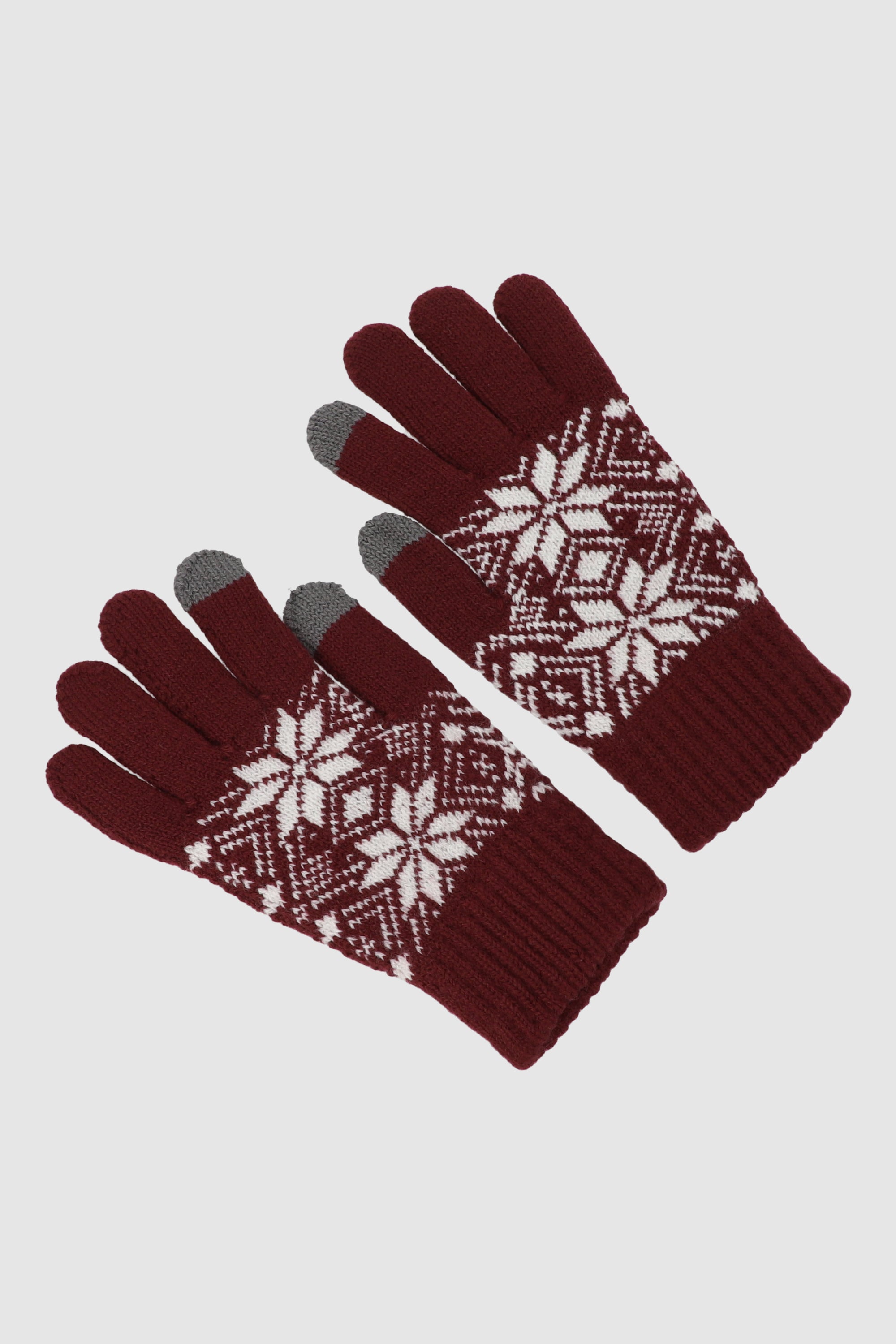 Guantes print invernal CAFE