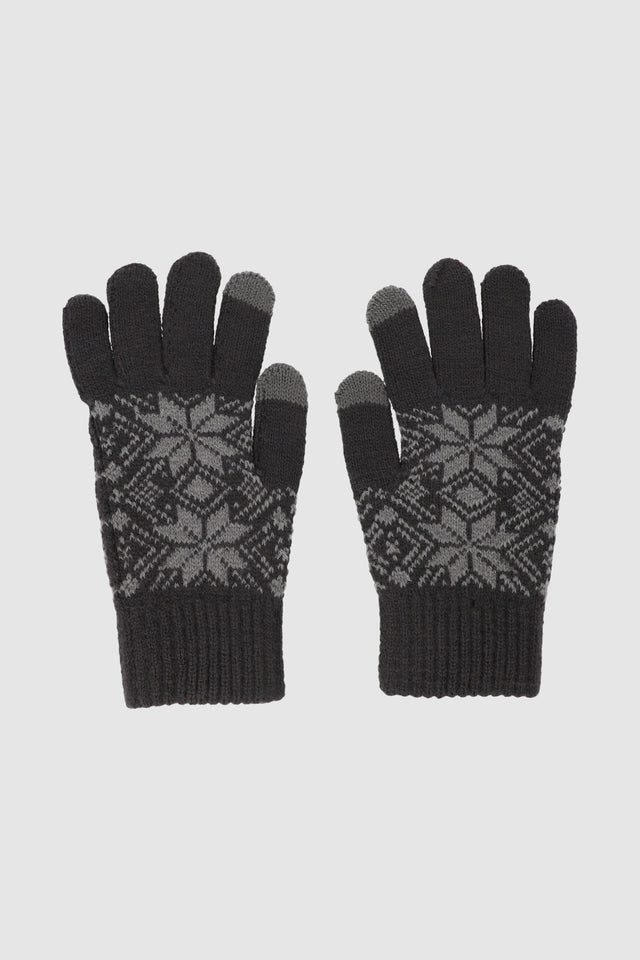 Guantes print invernal