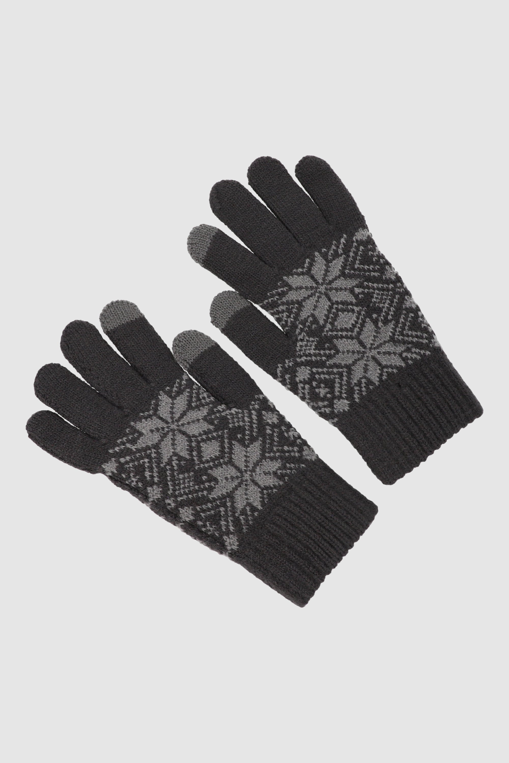 Guantes print invernal NEGRO