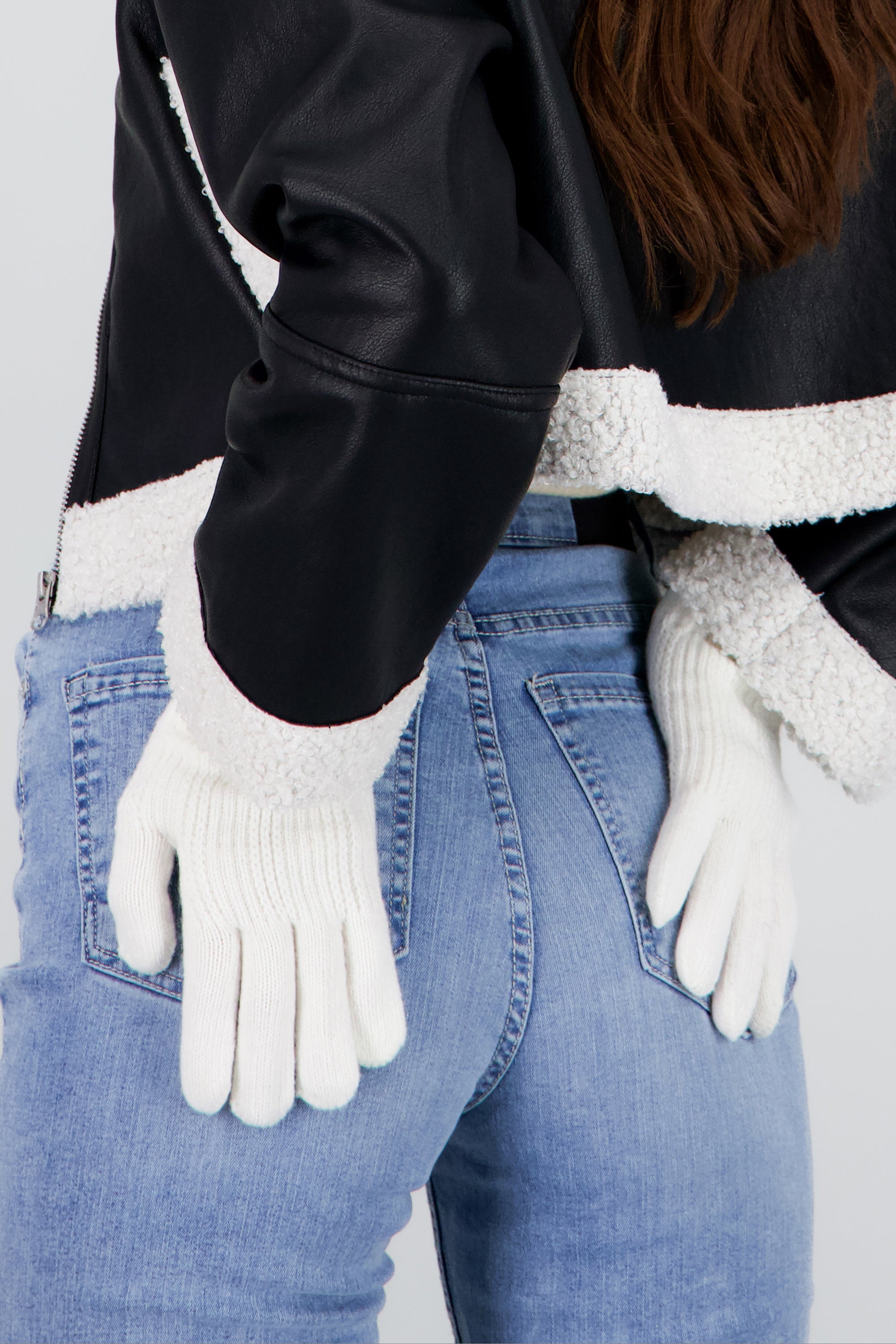 Guantes tejidos BLANCO
