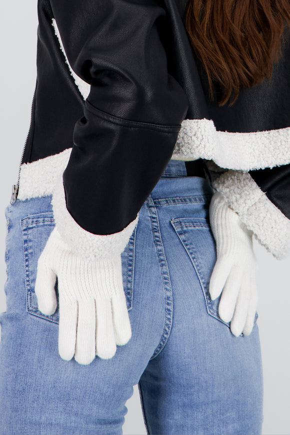 Guantes tejidos