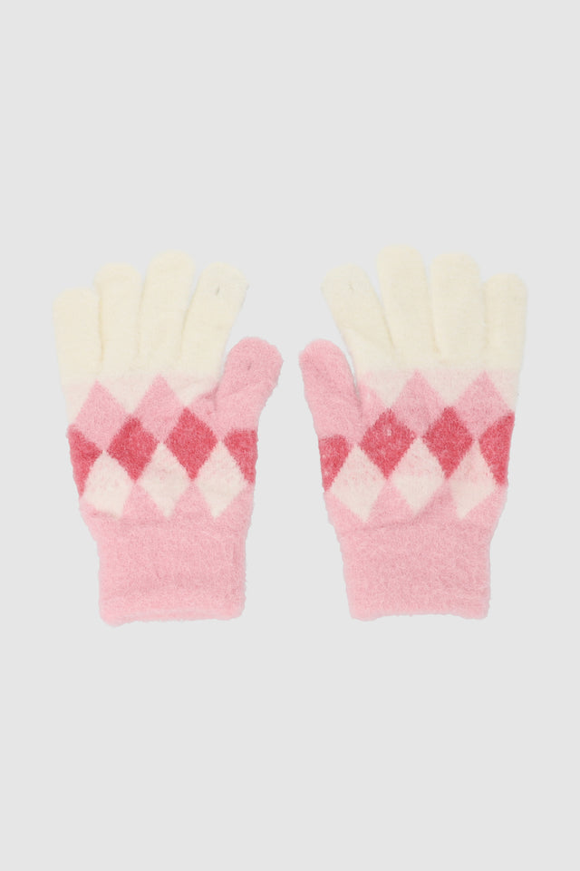 Guantes print rombos